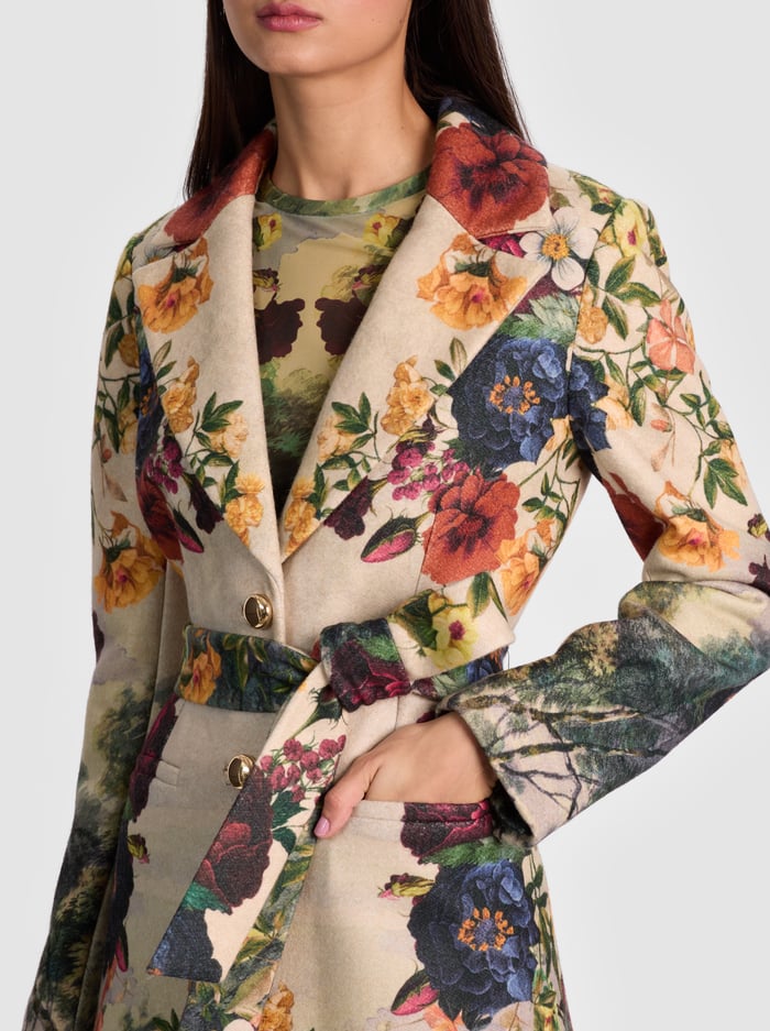 ALICE + OLIVIA BELTED COAT - BEYMEN