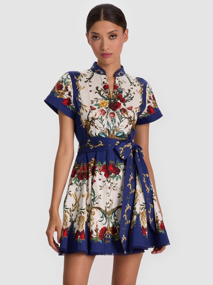 ALICE + OLIVIA DRESS W TIE BELT - BEYMEN