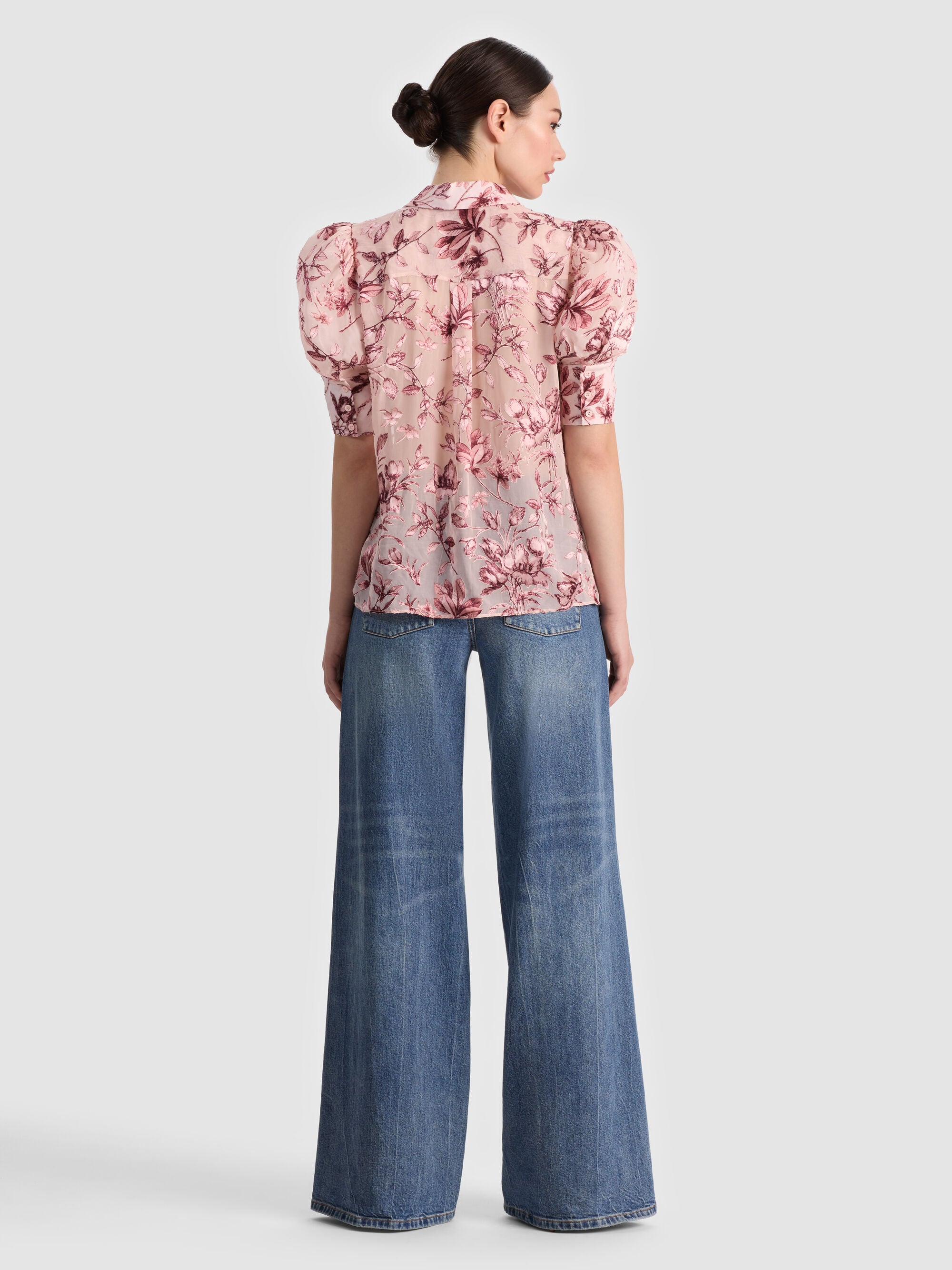 ALICE + OLIVIA SLEEVE PLKT TOP - BEYMEN