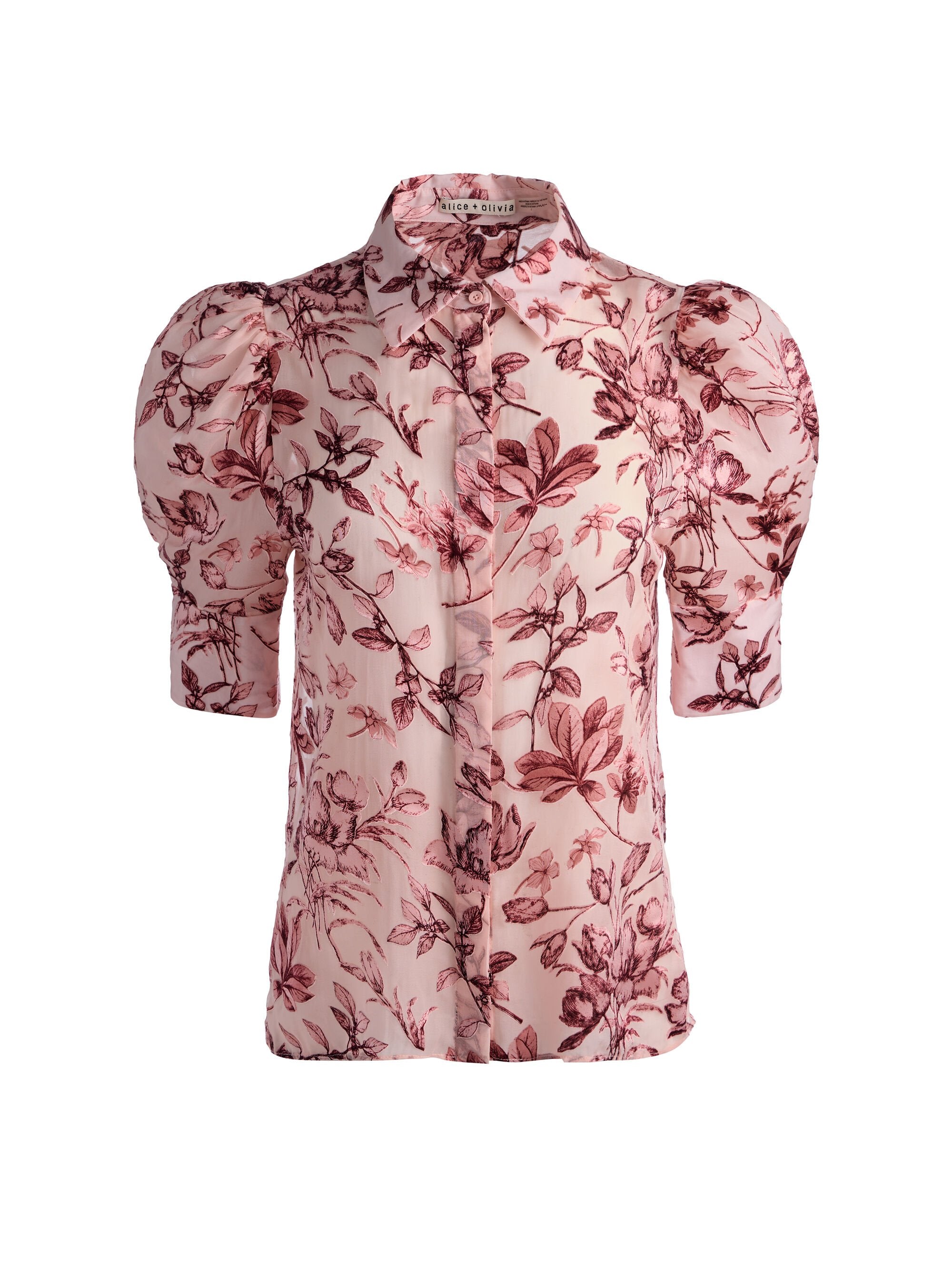 ALICE + OLIVIA SLEEVE PLKT TOP - BEYMEN
