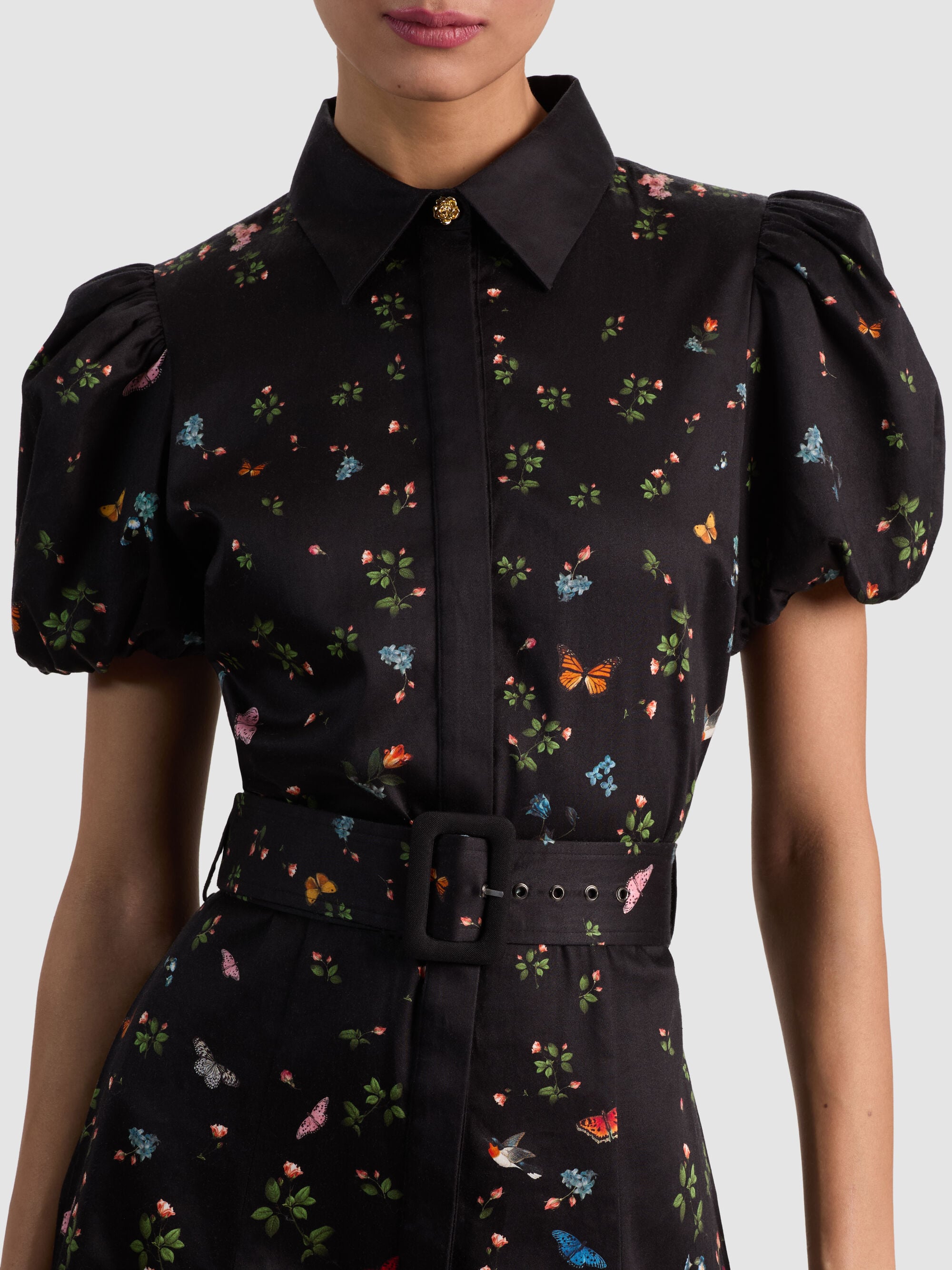 ALICE + OLIVIA MIDI DRESS W BELT - BEYMEN