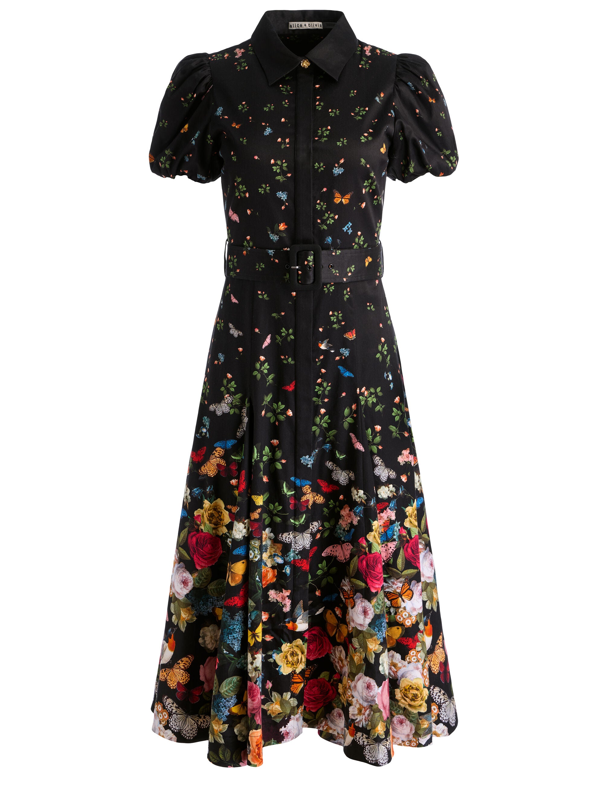 ALICE + OLIVIA MIDI DRESS W BELT - BEYMEN