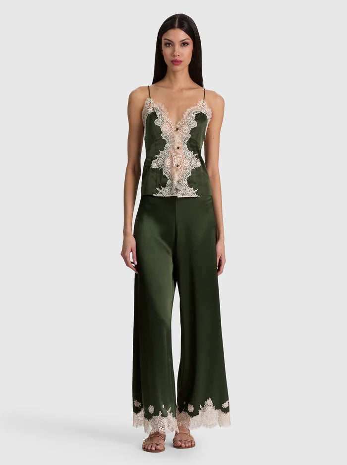 ALICE + OLIVIA LACE GAUCHO PANT - BEYMEN