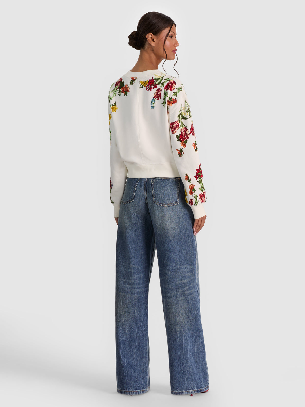 ALICE + OLIVIA CREWNECK SWEATSHIRT - BEYMEN