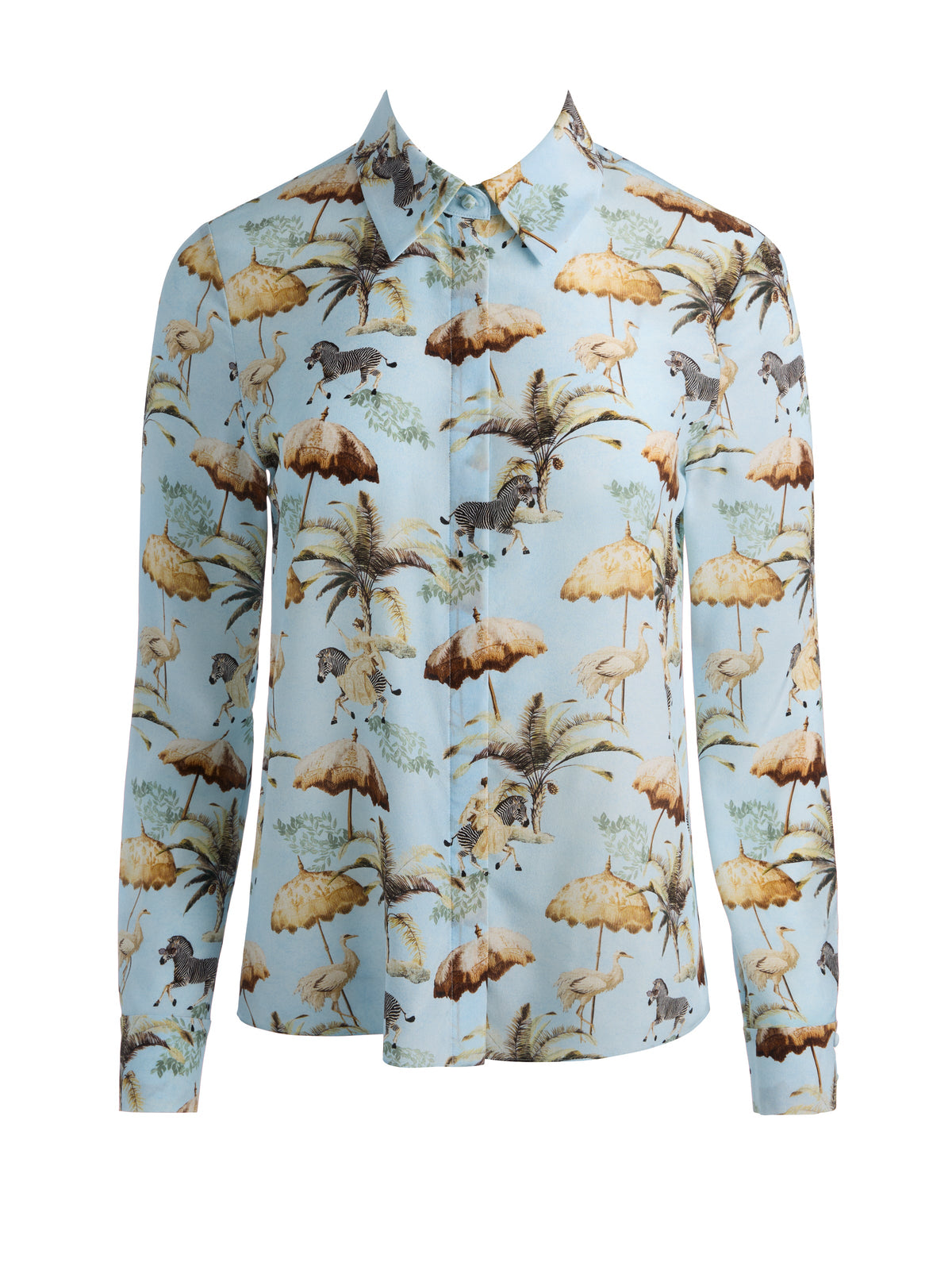 ALICE + OLIVIA WILLA STACEFACE PLKT TOP - BEYMEN