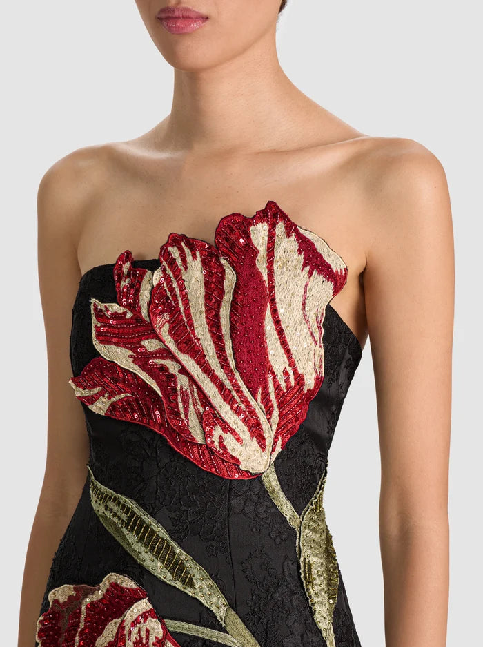 ALICE + OLIVIA LANTERN MINI DRESS - BEYMEN