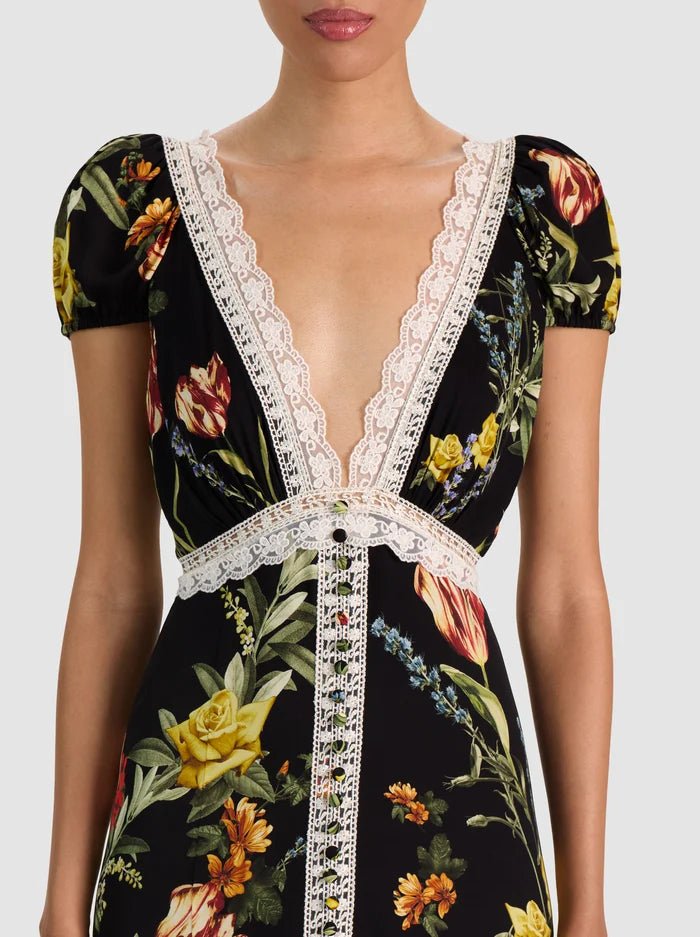 ALICE + OLIVIA MIDI DRESS - BEYMEN