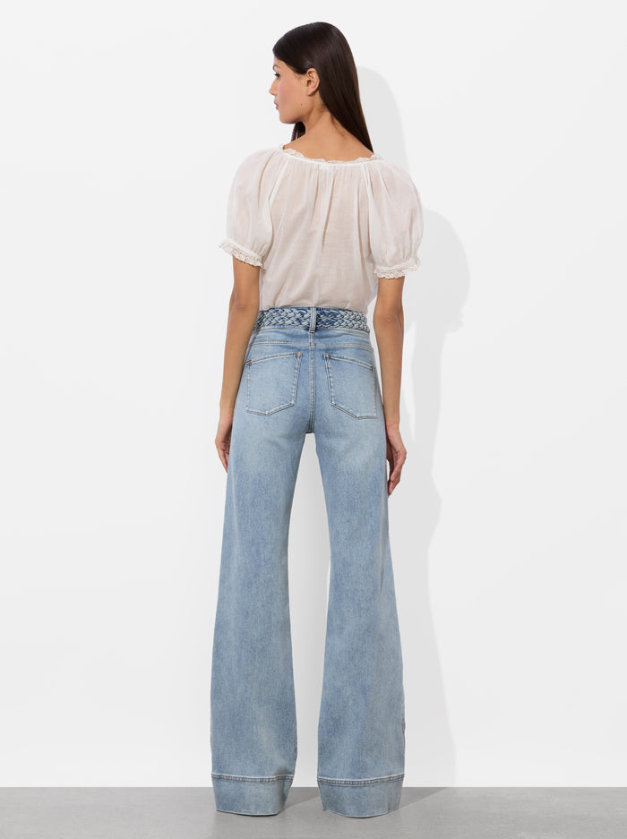 ALICE+OLIVIA PATCH PKT JEAN - BEYMEN