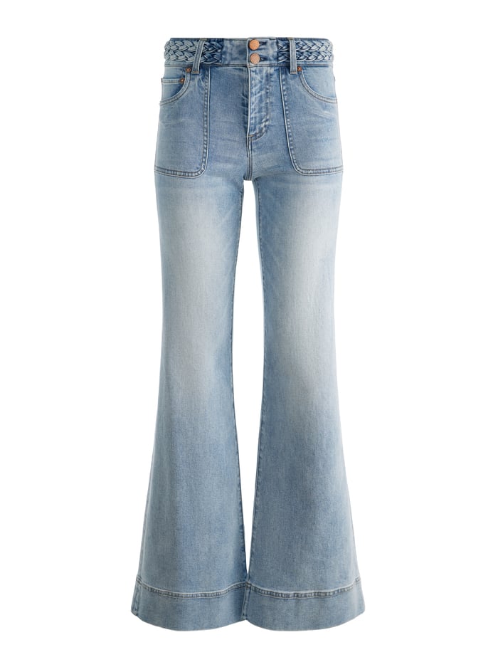 ALICE+OLIVIA PATCH PKT JEAN - BEYMEN