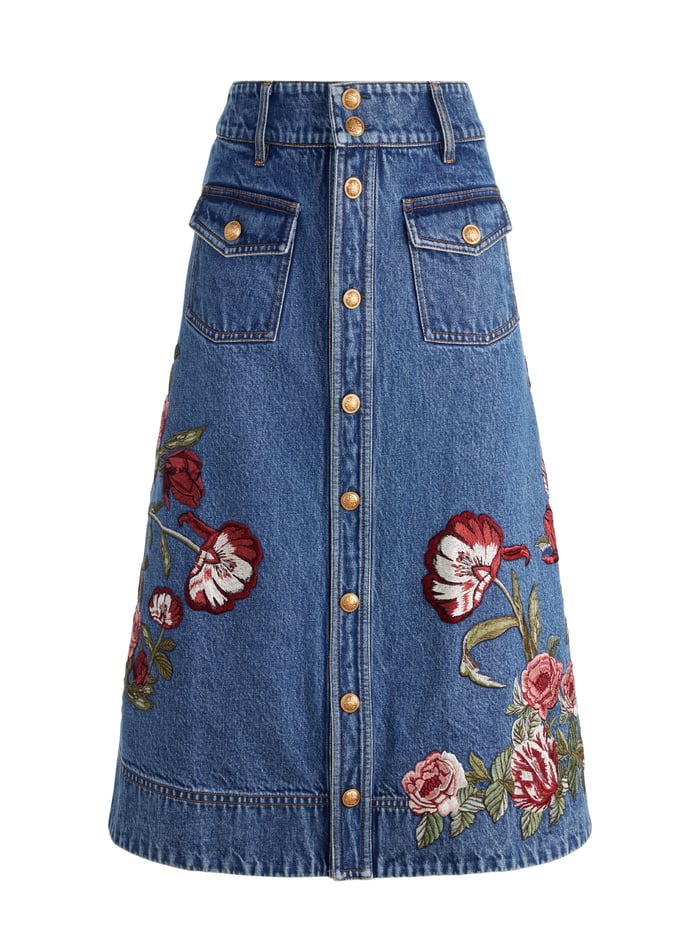 ALICE + OLIVIA MIDI SKIRT - BEYMEN