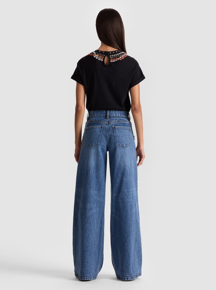 ALICE+OLIVIA JEAN W EMBEL - BEYMEN