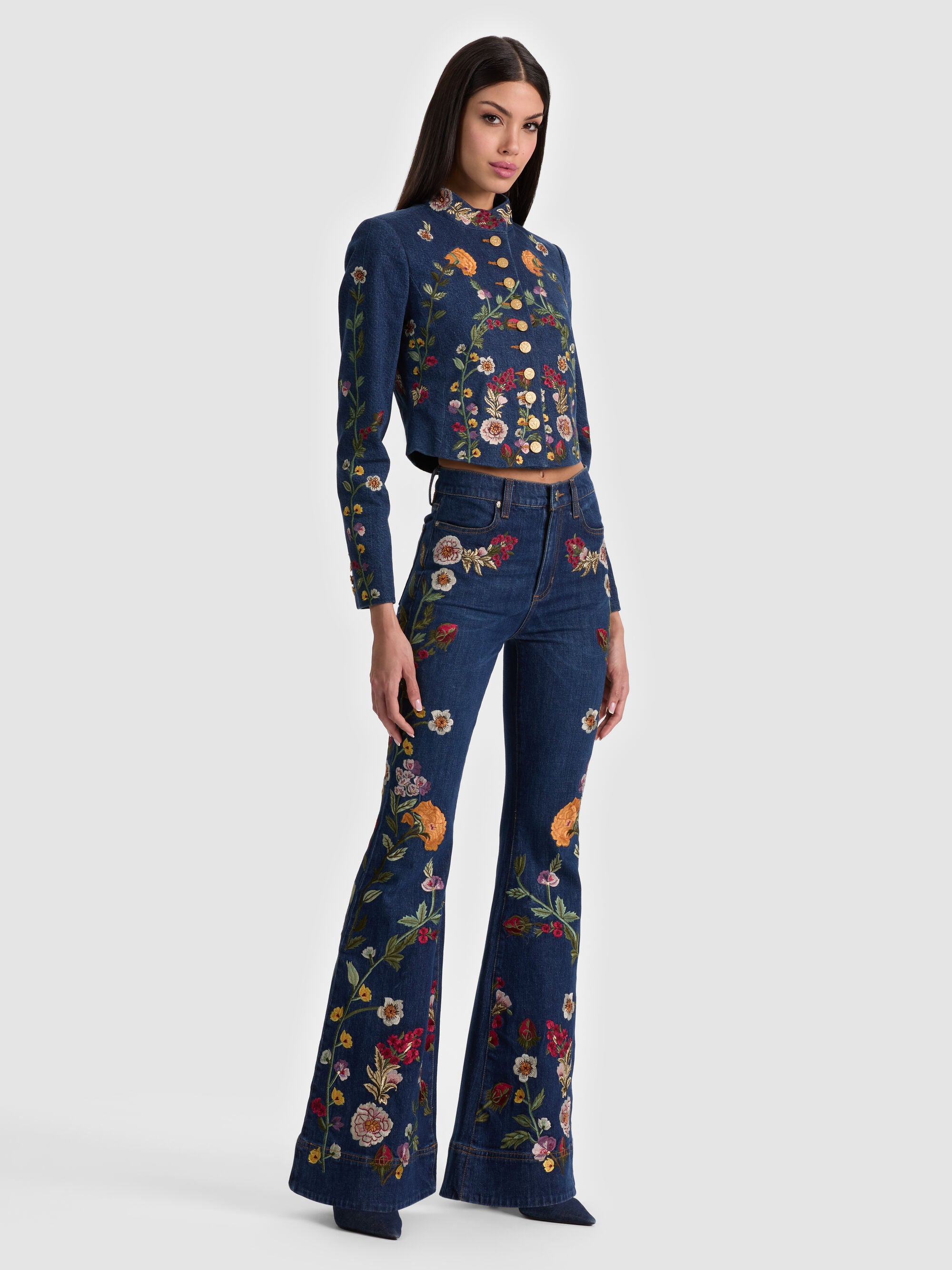 ALICE + OLIVIA BELL W EMBR - BEYMEN