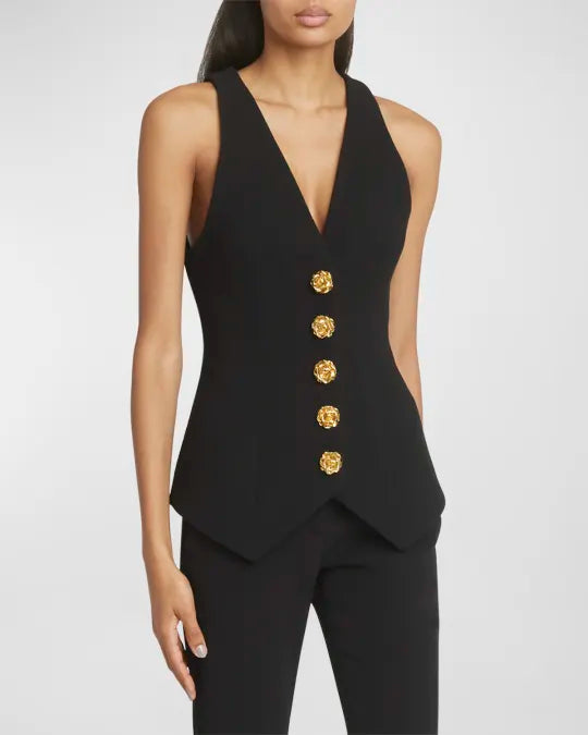 Balmain Satin Vest Top