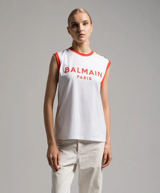 Balmain Bicolor Tank Top