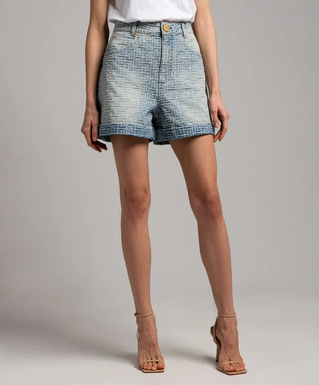 Balmain Denim Shorts