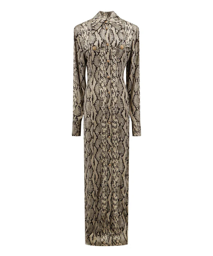 BALMAIN LONG SHIRT DRESS - BEYMEN
