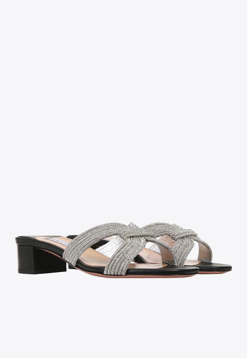 Aquazzura Crystal Muse Sandal