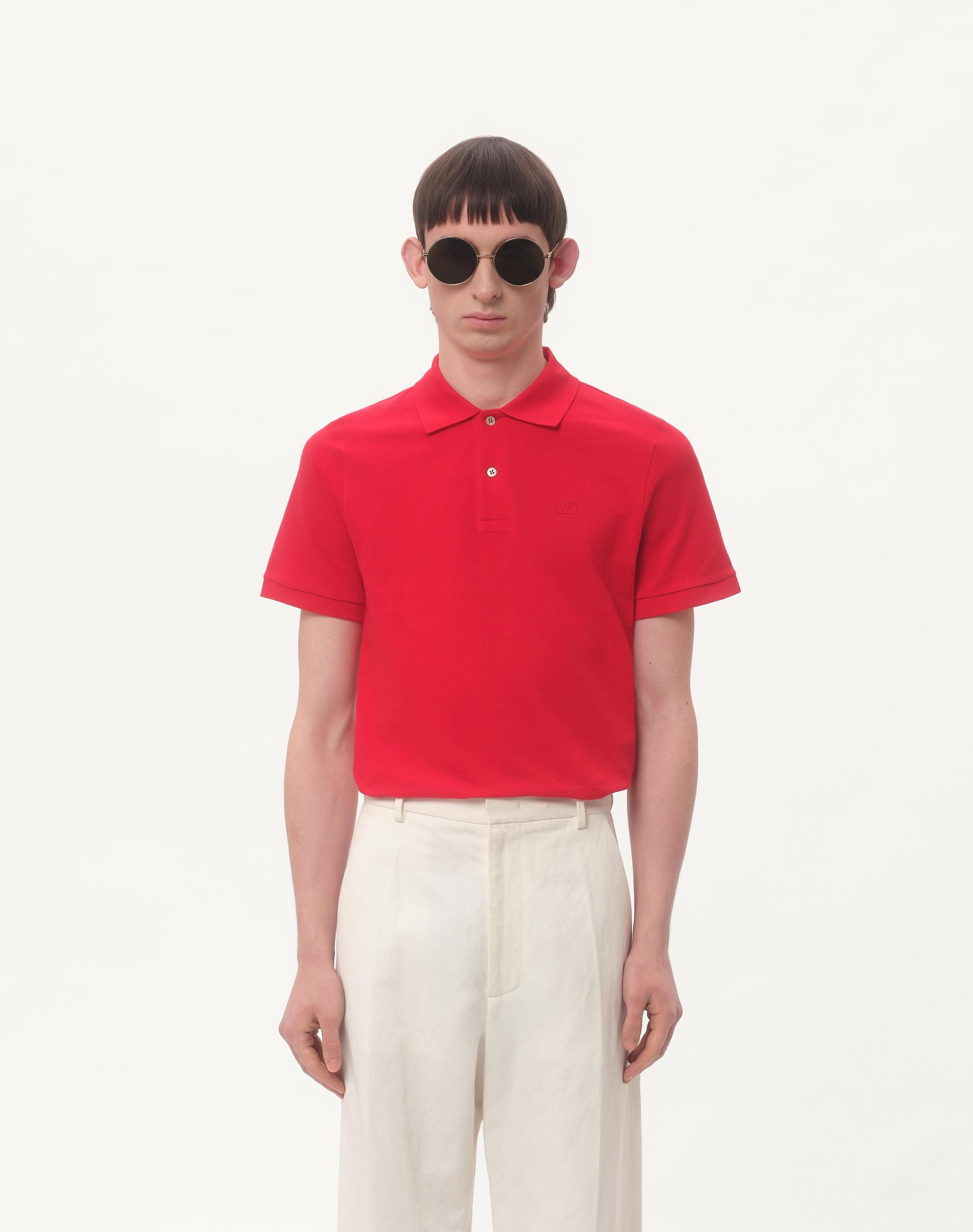 VALENTINO POLO COTTON PIQUET - BEYMEN