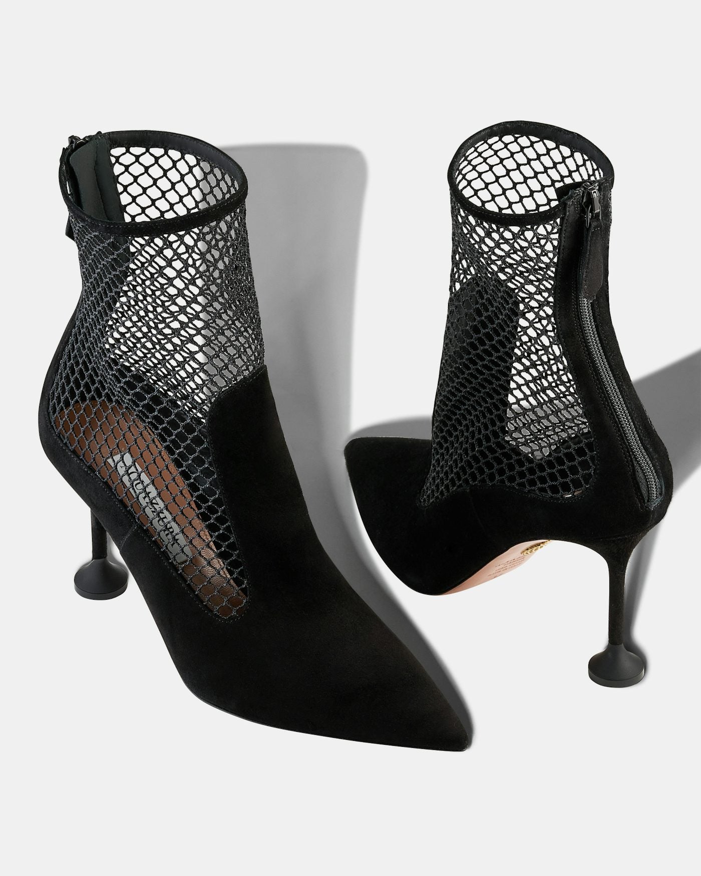 AQUAZZURA DAWN MESH BOOTIE - BEYMEN
