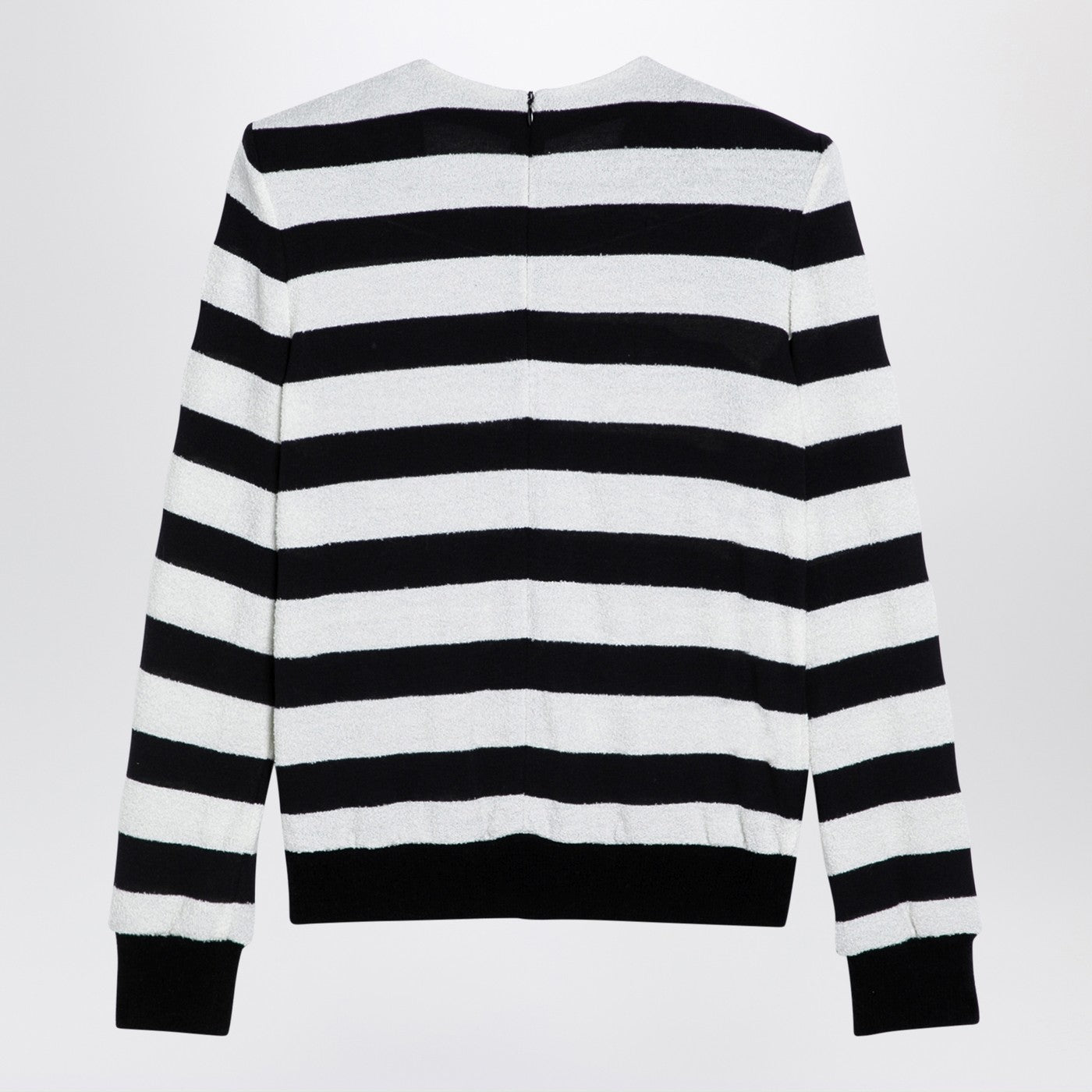 BALMAIN LS 6 BTN STRIPE JERSEY - BEYMEN