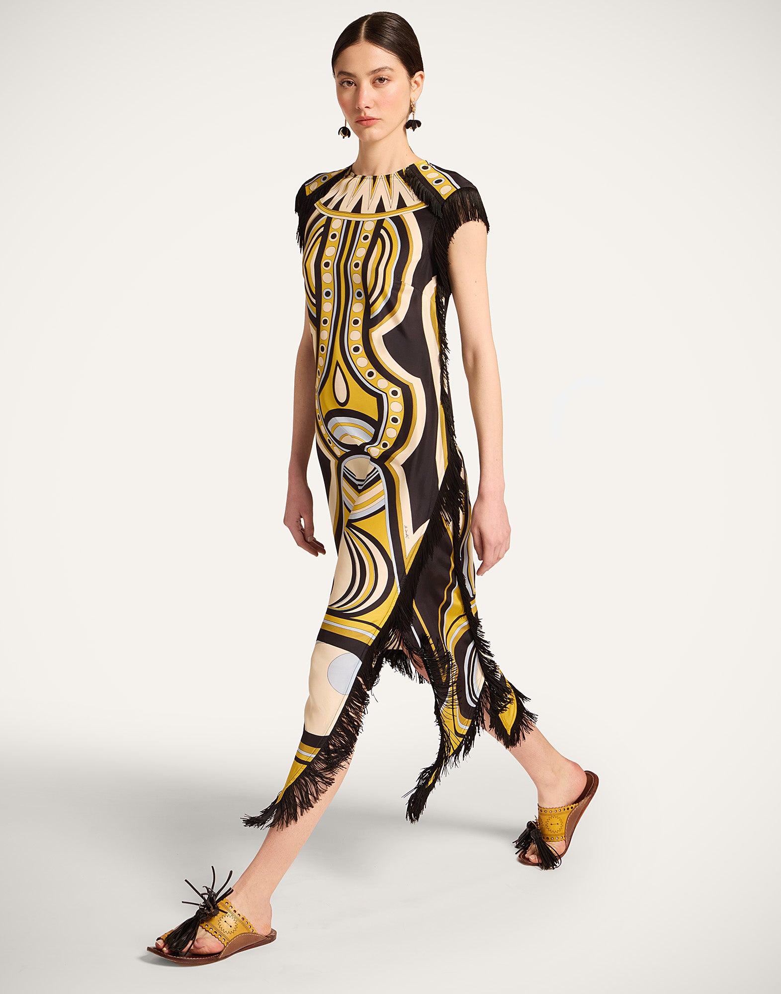 LA DOUBLEJ SCARF DRESS - BEYMEN