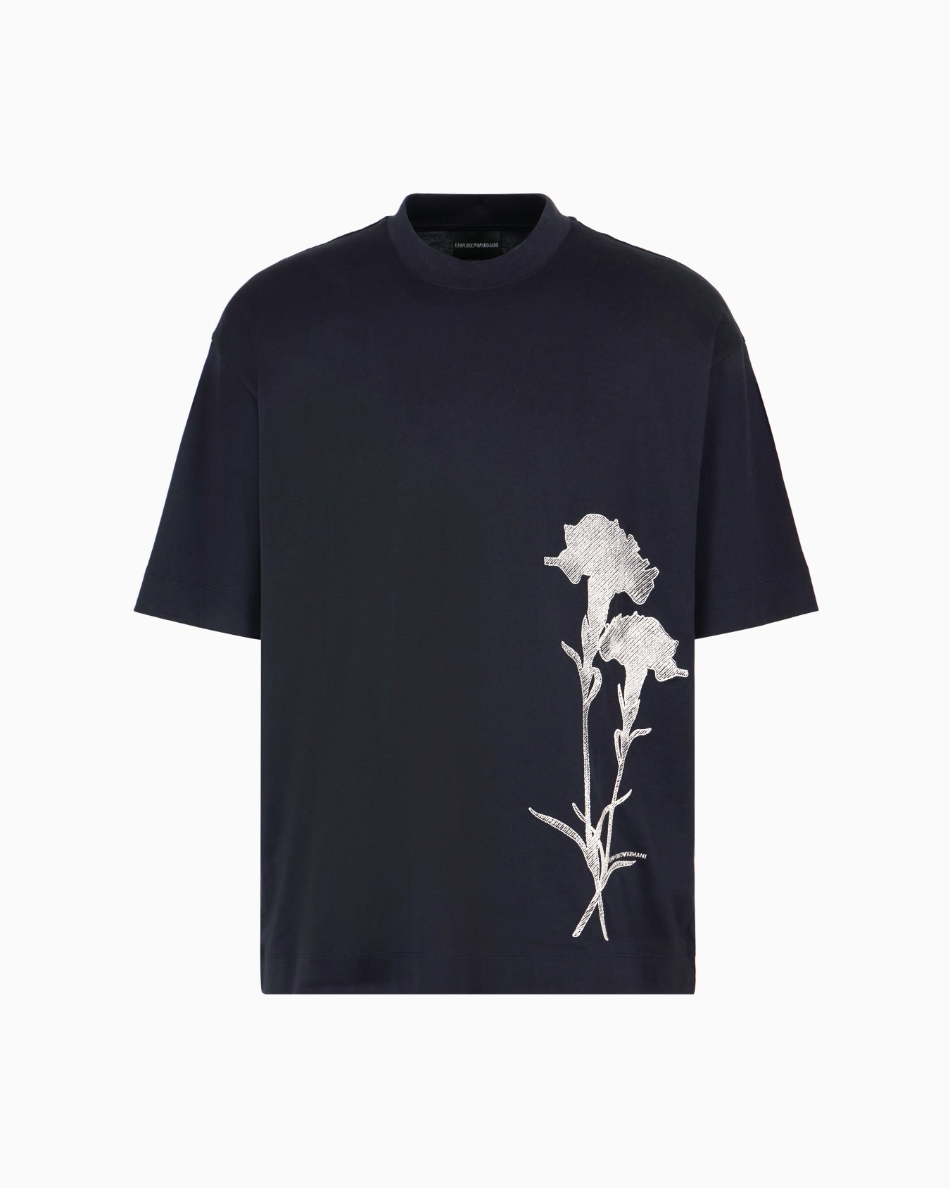 EMPORIO ARMANI EMBROIDERY T-SHIRT - BEYMEN