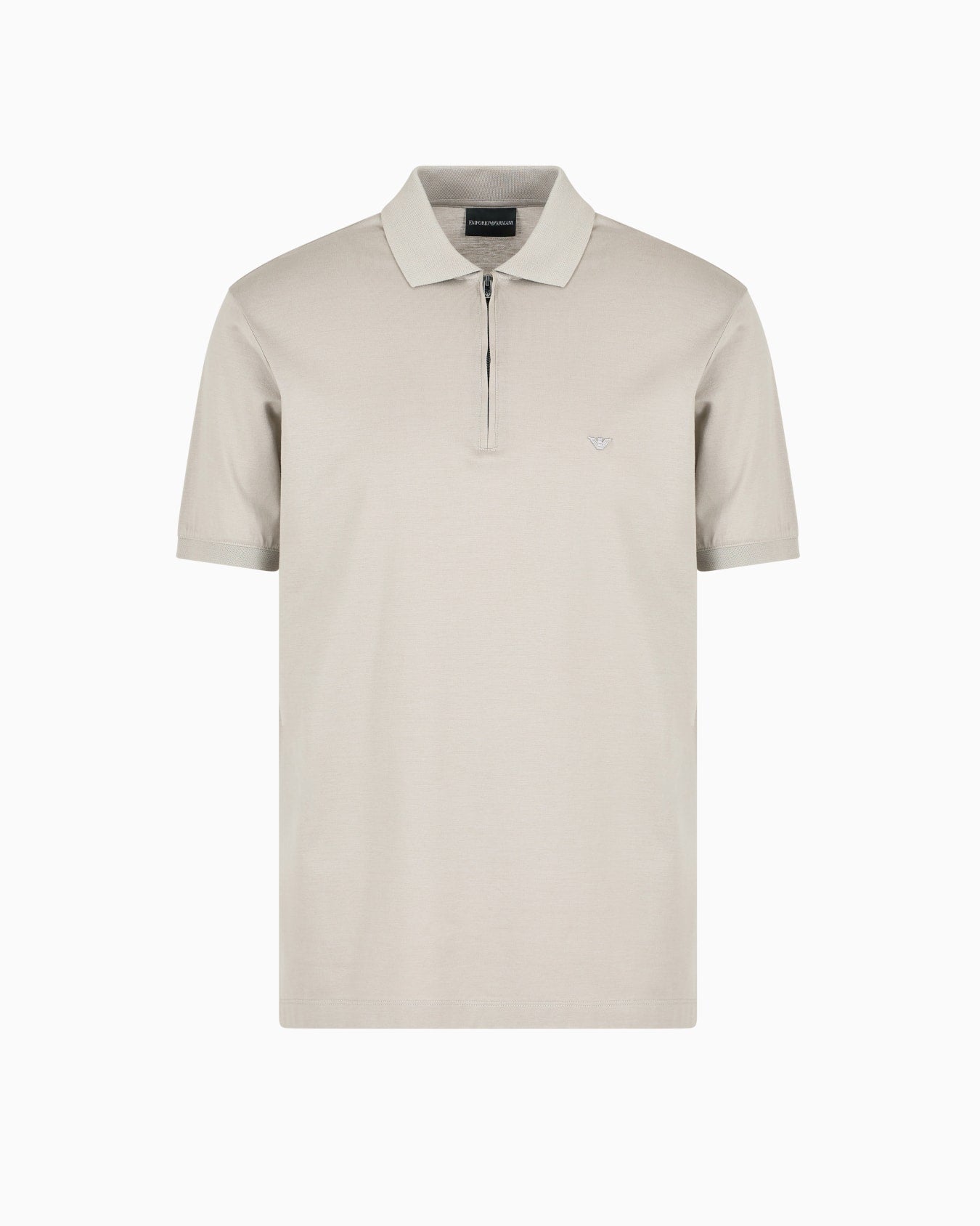 EMPORIO ARMANI POLO SHIRT WITH ZIP - BEYMEN