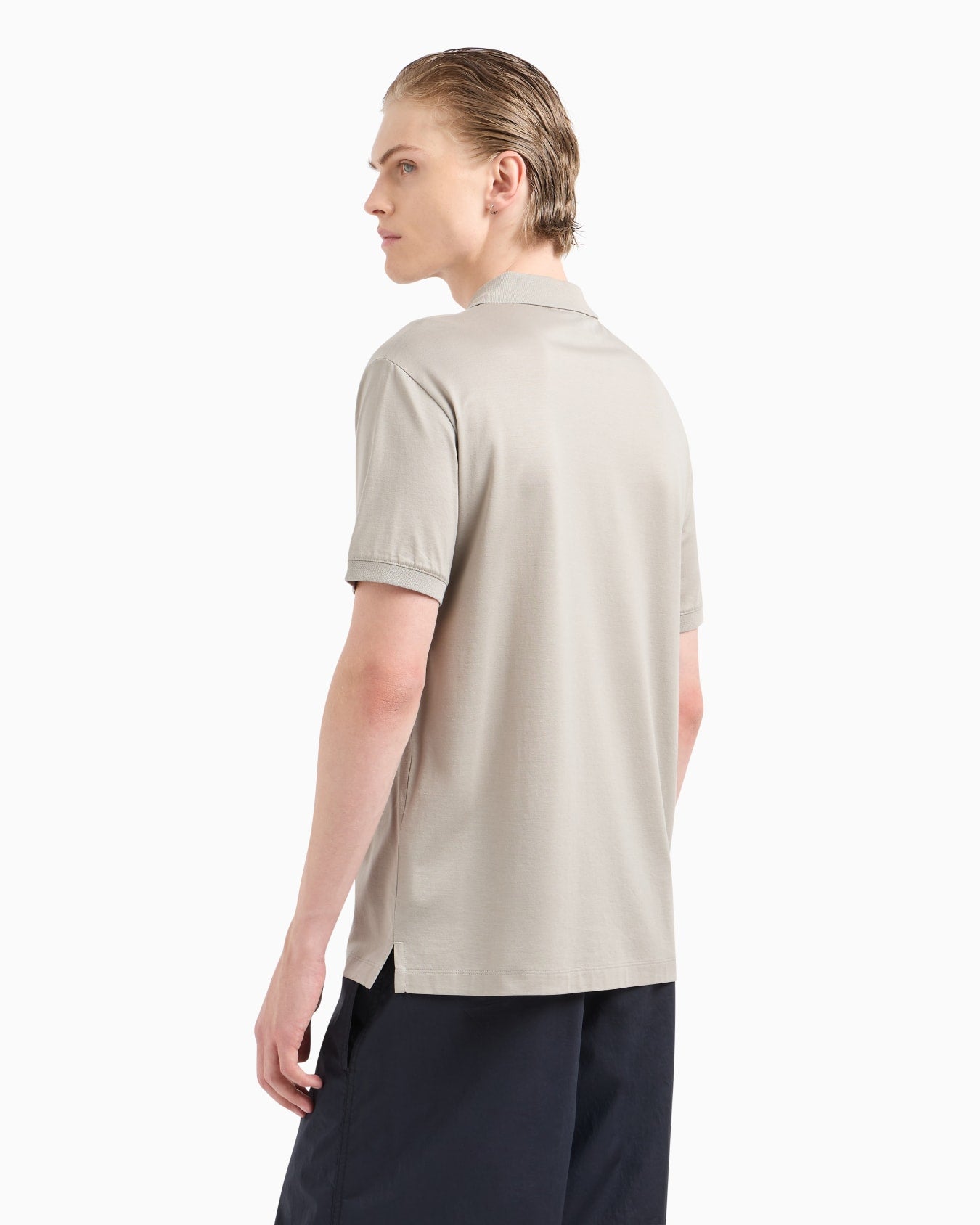 EMPORIO ARMANI POLO SHIRT WITH ZIP - BEYMEN
