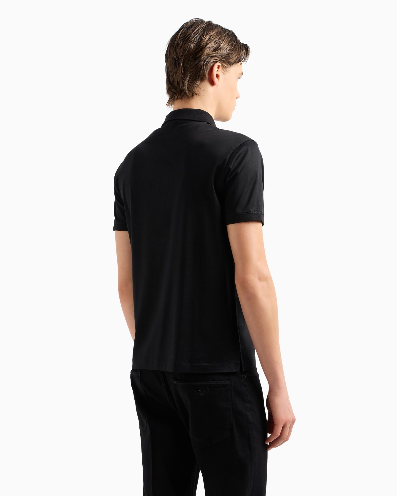 EMPORIO ARMANI POLO SHIRT WITH ZIP - BEYMEN