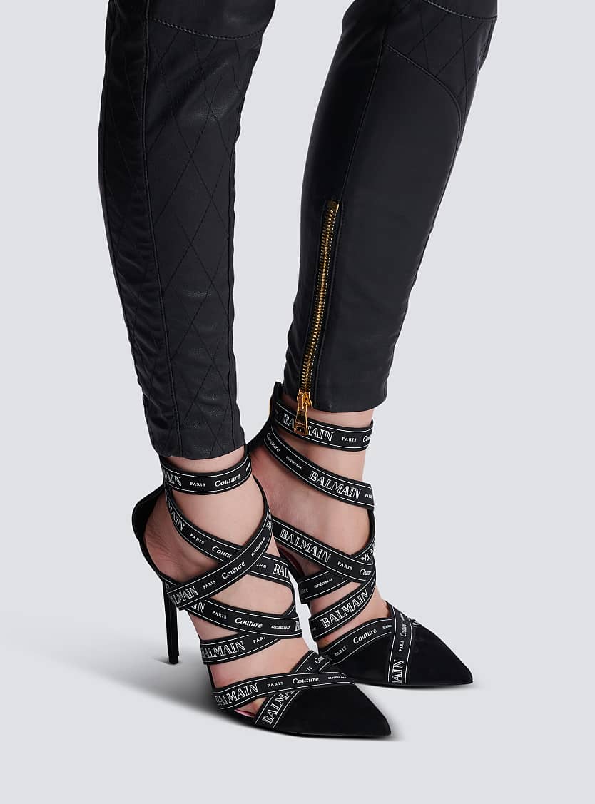 BALMAIN PUMP COUTURE RIBBON