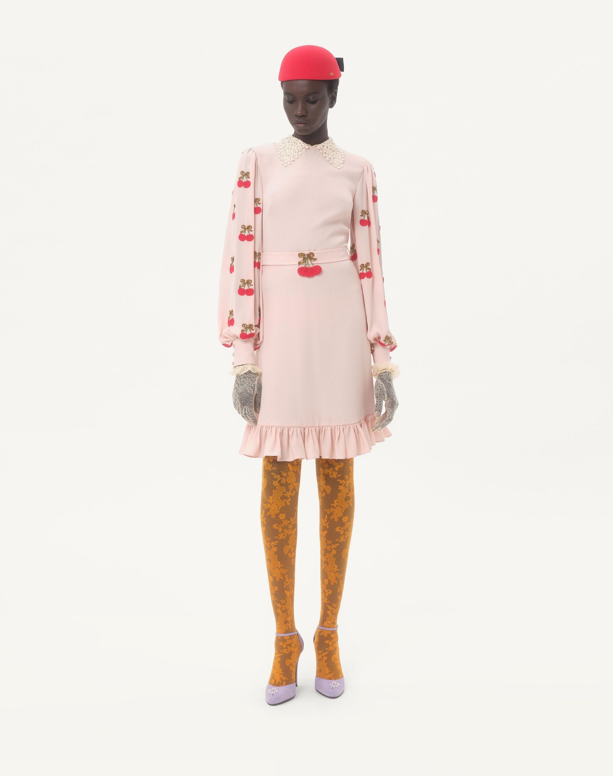 VALENTINO GARAVANI DRESS EMBROIDERED - BEYMEN