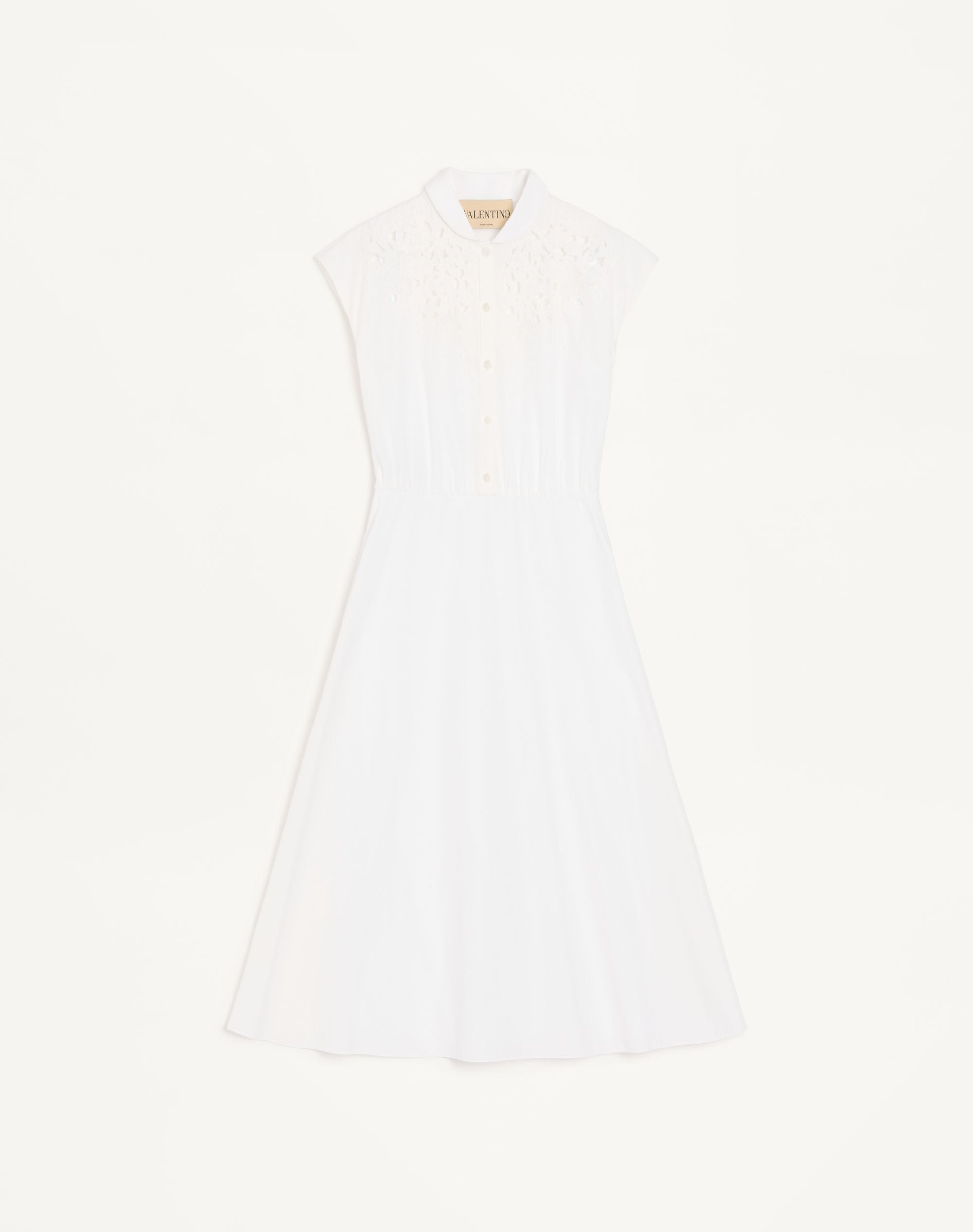 VALENTINO GARAVANI EMBROIDERED MIDI DRESS - BEYMEN