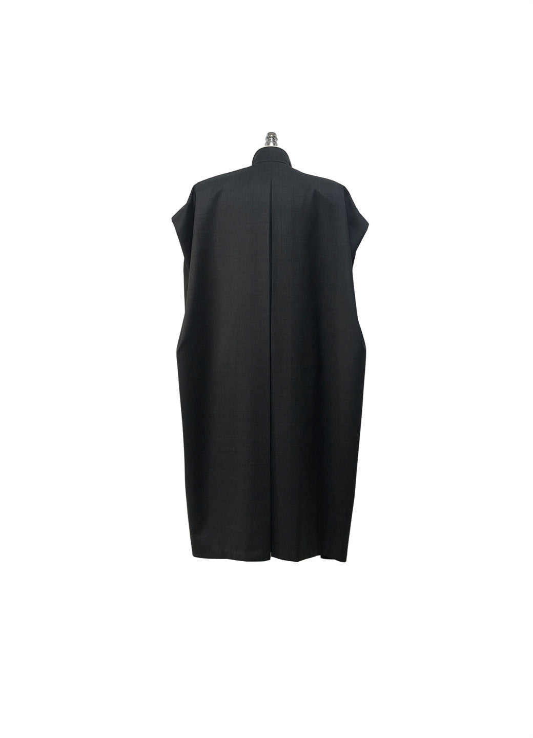 GAZE DE LIN SLEEVELESS WIDE SHIRT DRESS - BEYMEN