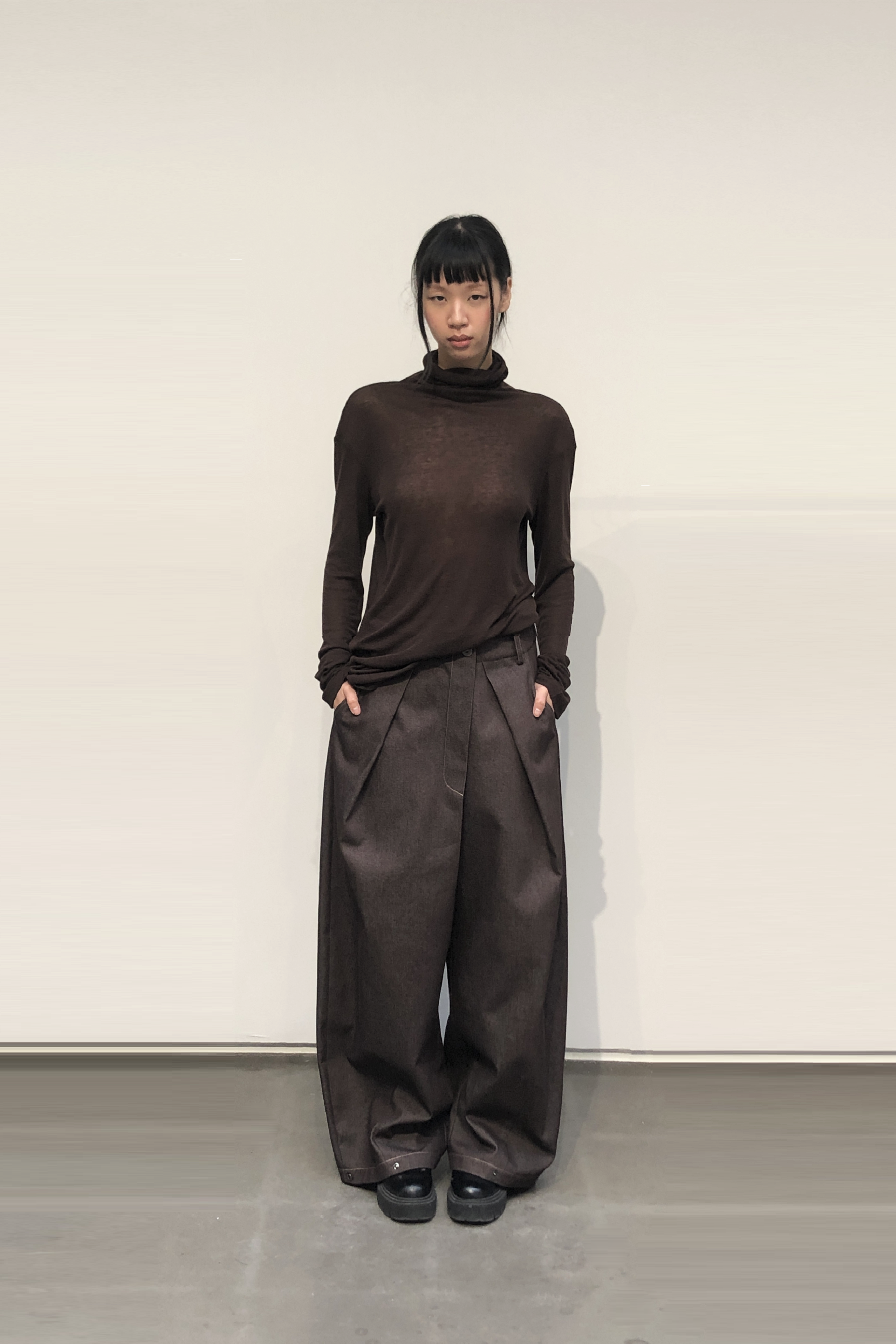 GAZE DE LIN TUCK DENIM