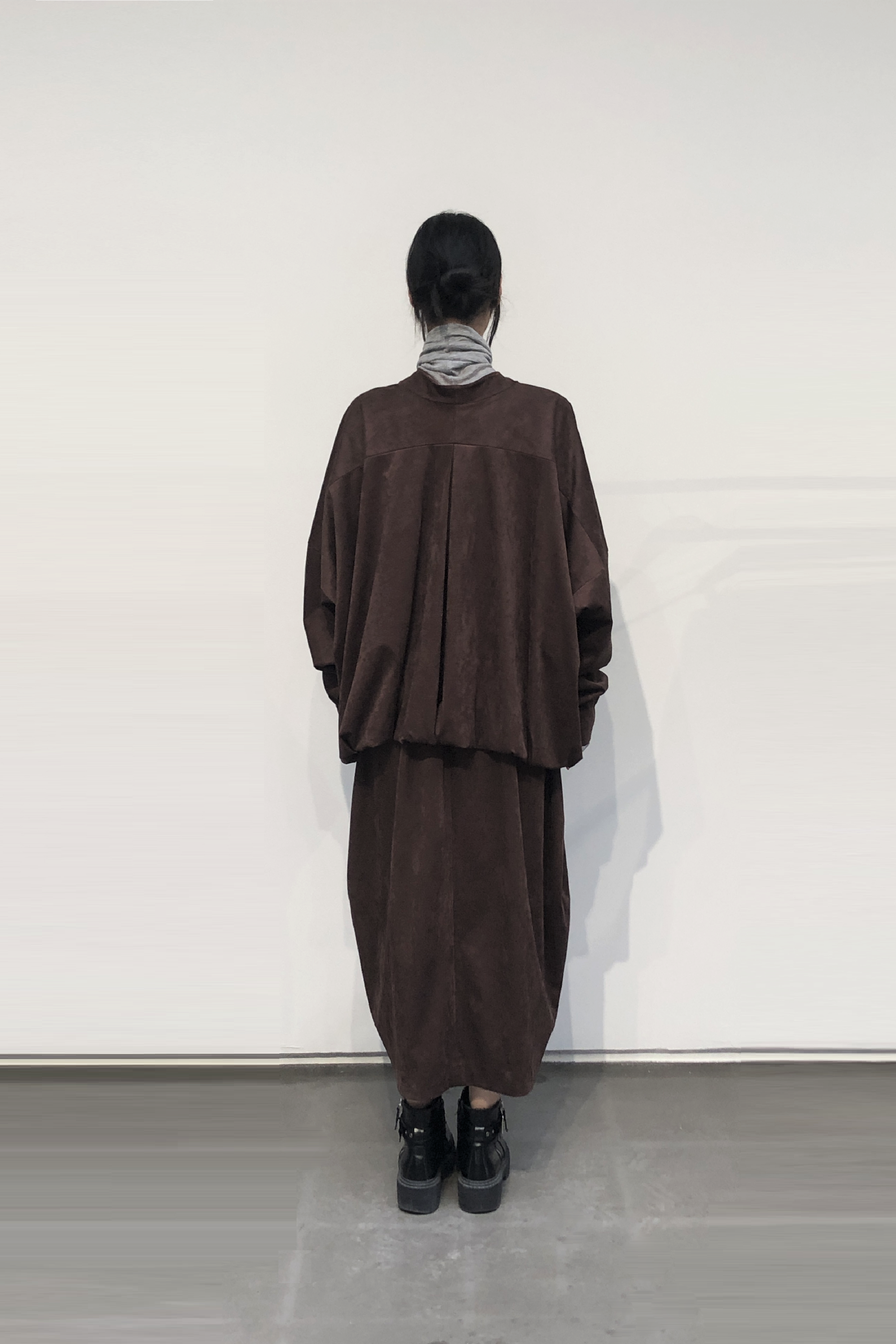 GAZE DE LIN VOLUME HEM JACKET