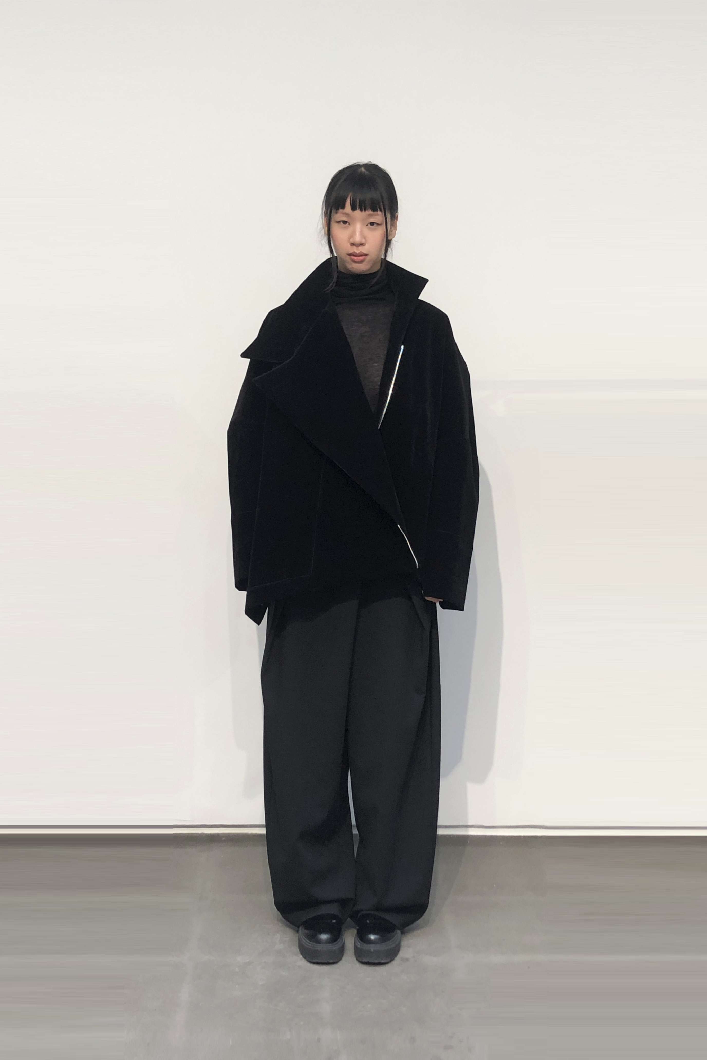 GAZE DE LIN ZIP-UP JACKET