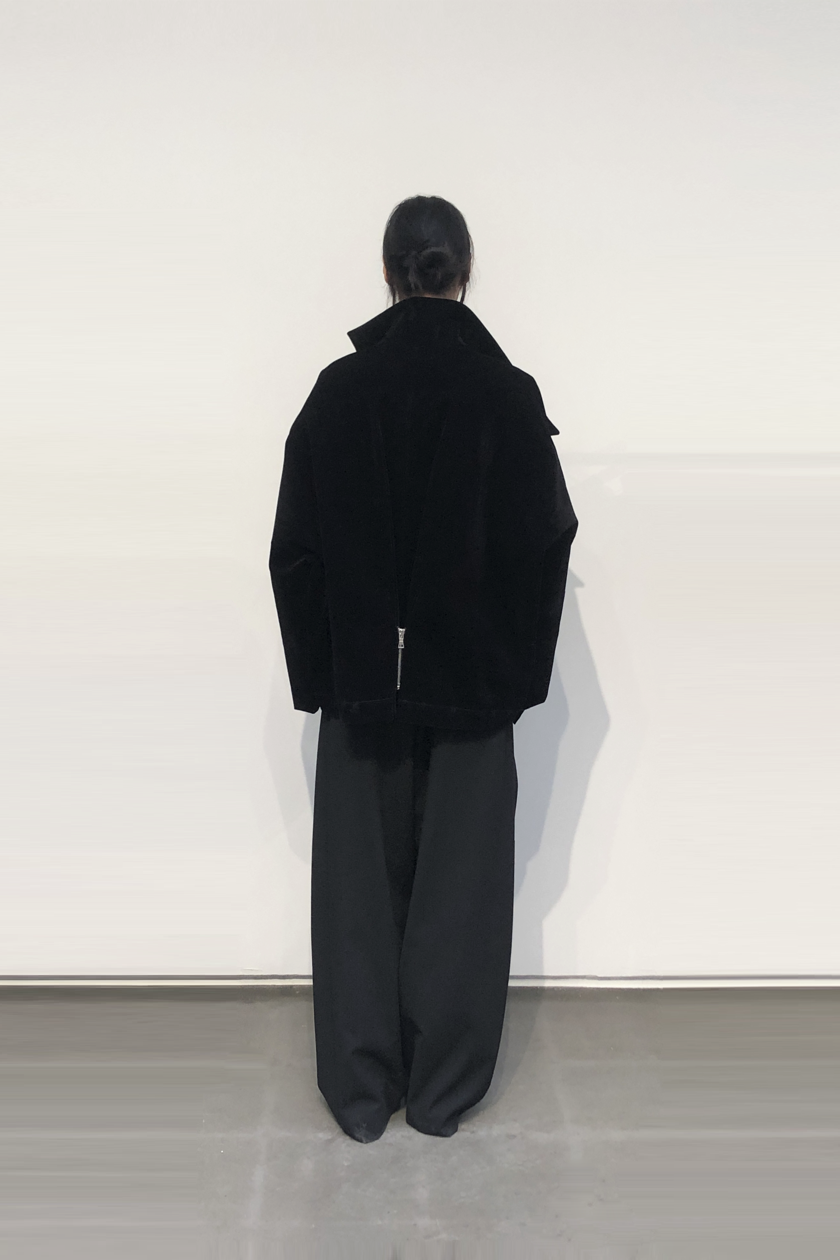 GAZE DE LIN ZIP-UP JACKET
