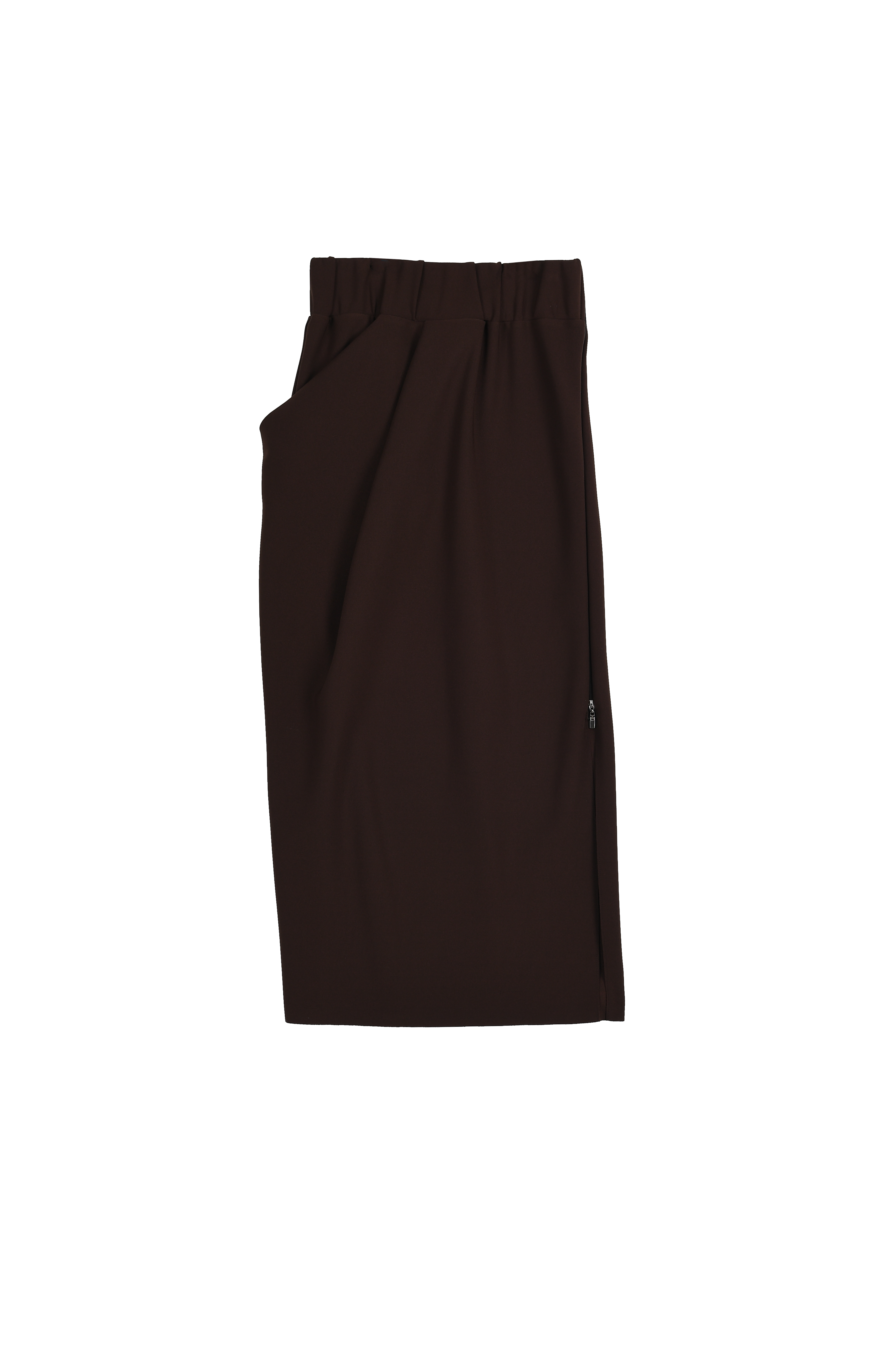 GAZE DE LIN ZIP UP SKIRT