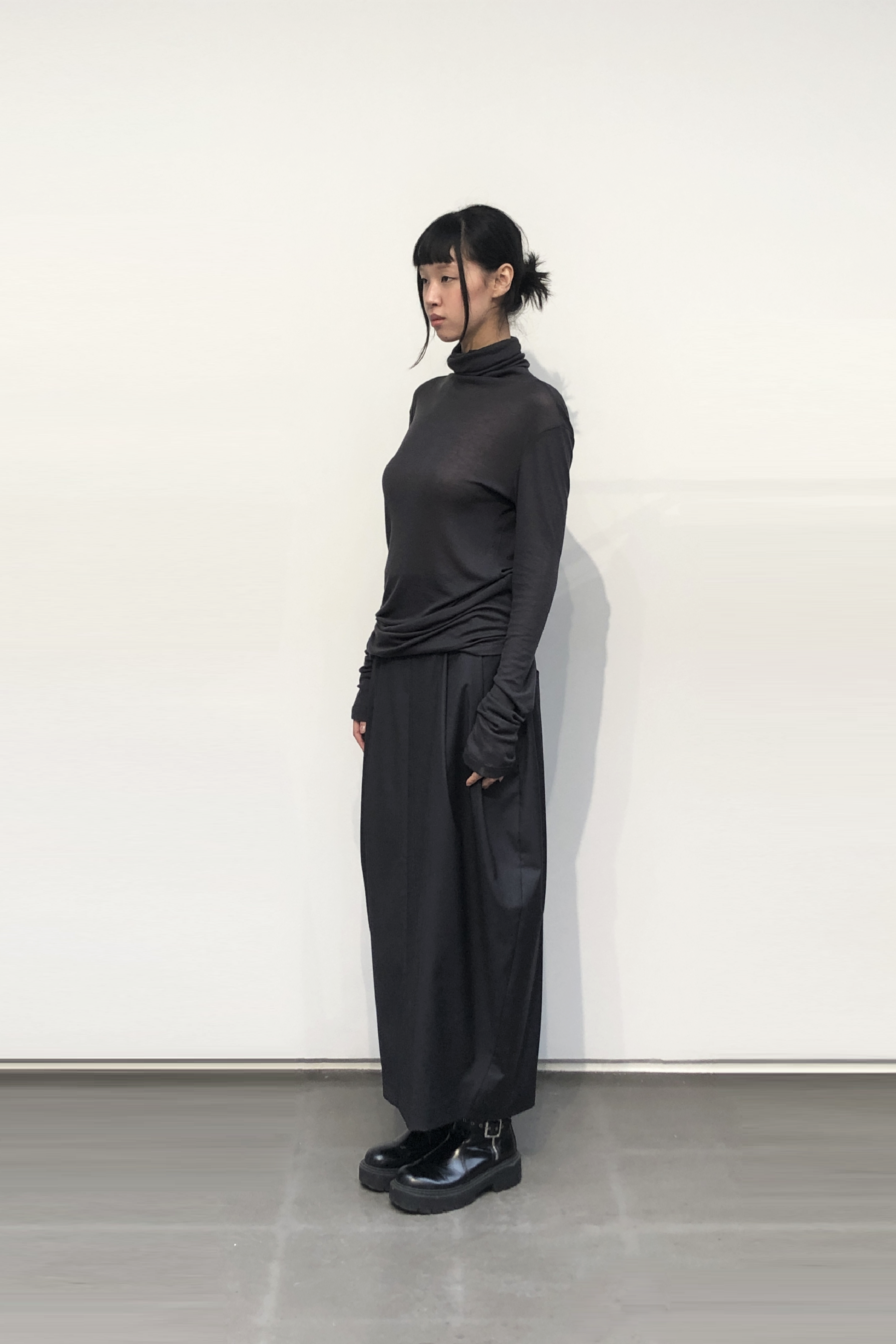GAZE DE LIN TR BARREL MAXI SKIRT