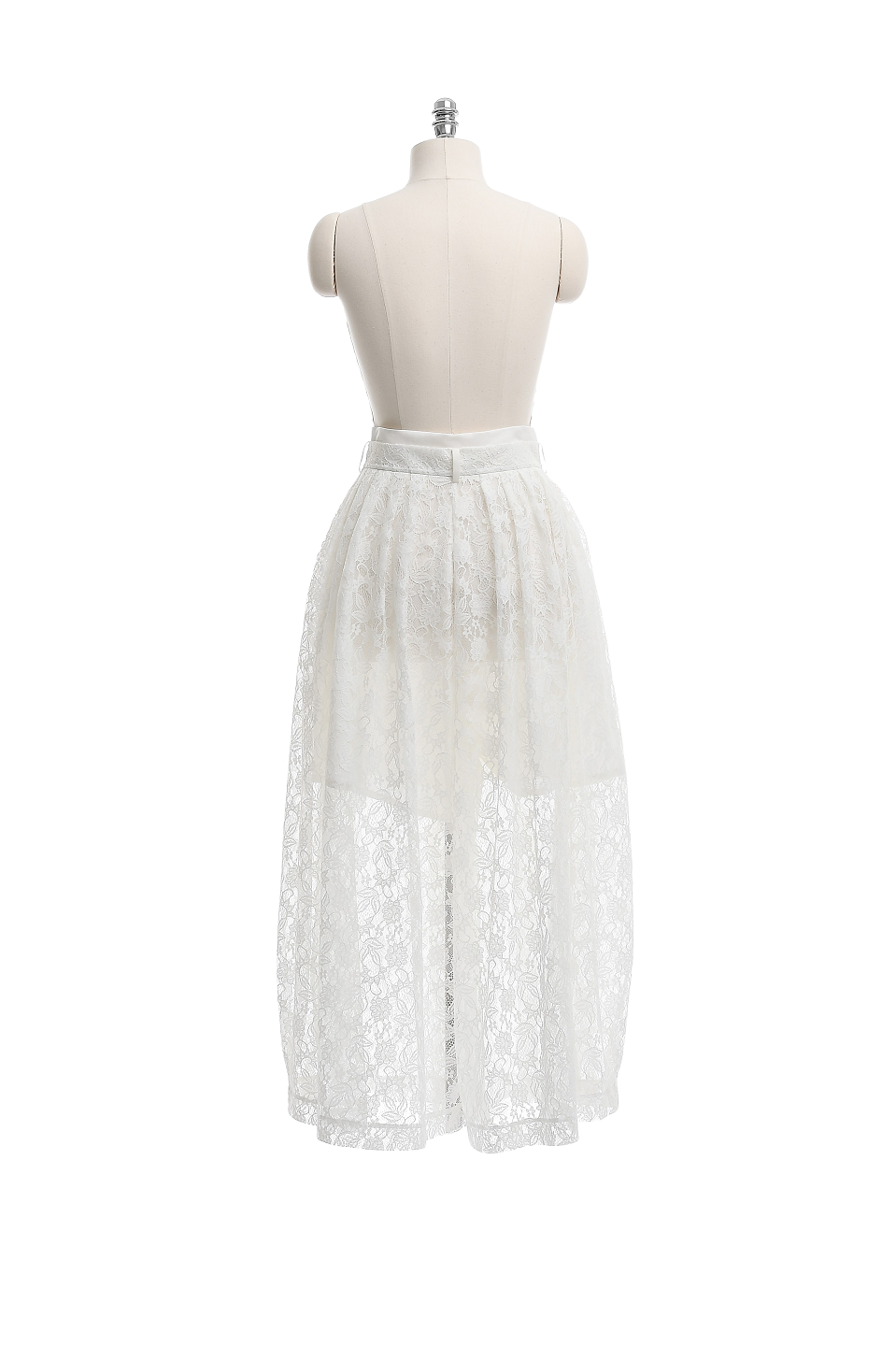 GAZE DE LIN WAIST BAND COLORING LACE VOLUME - BEYMEN