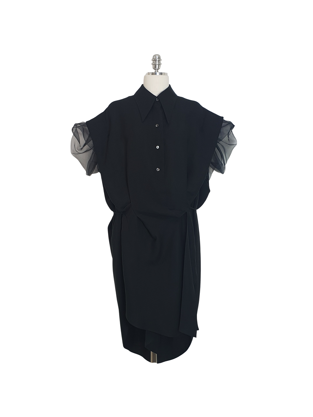 GAZE DE LIN ORGANZAPUFFEDLAYERED GLOSSY - BEYMEN