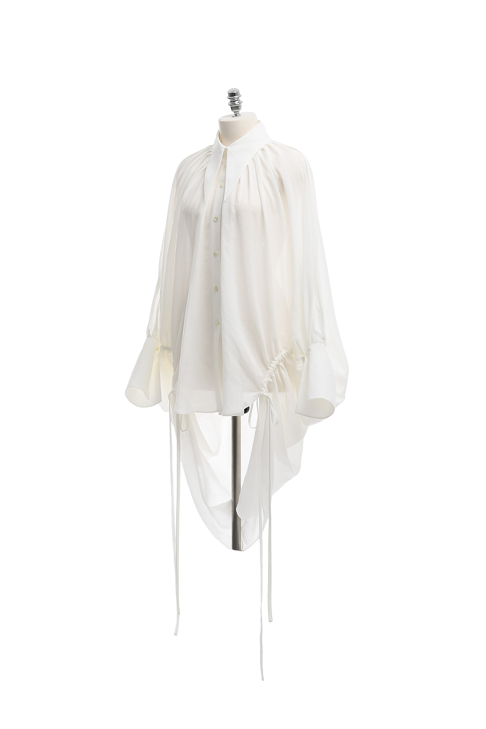 GAZE DE LIN SHIRRINGDETAIL COOLING SHIRT - BEYMEN