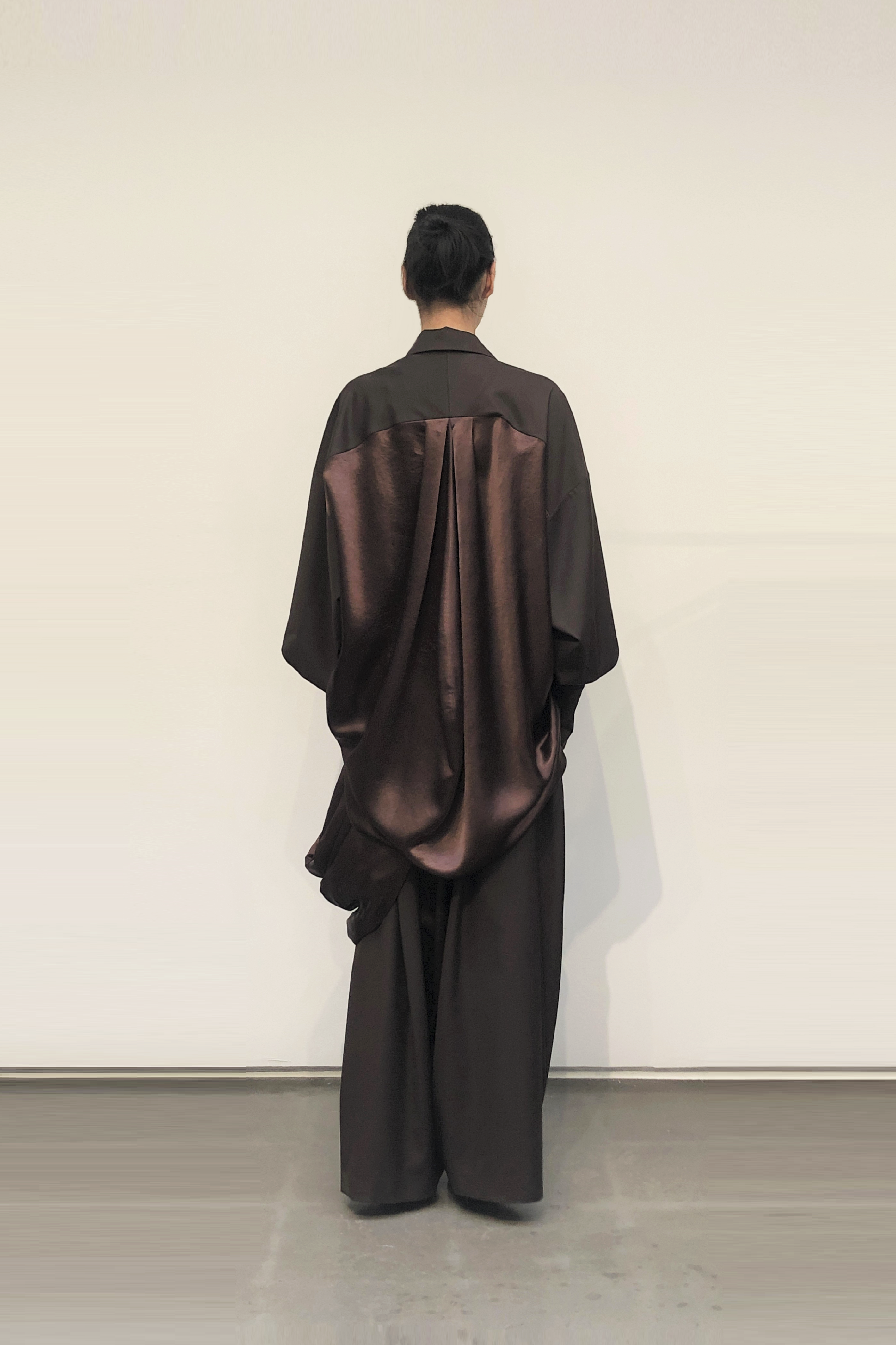 GAZE DE LIN JACKET WITH BACK SHIRT