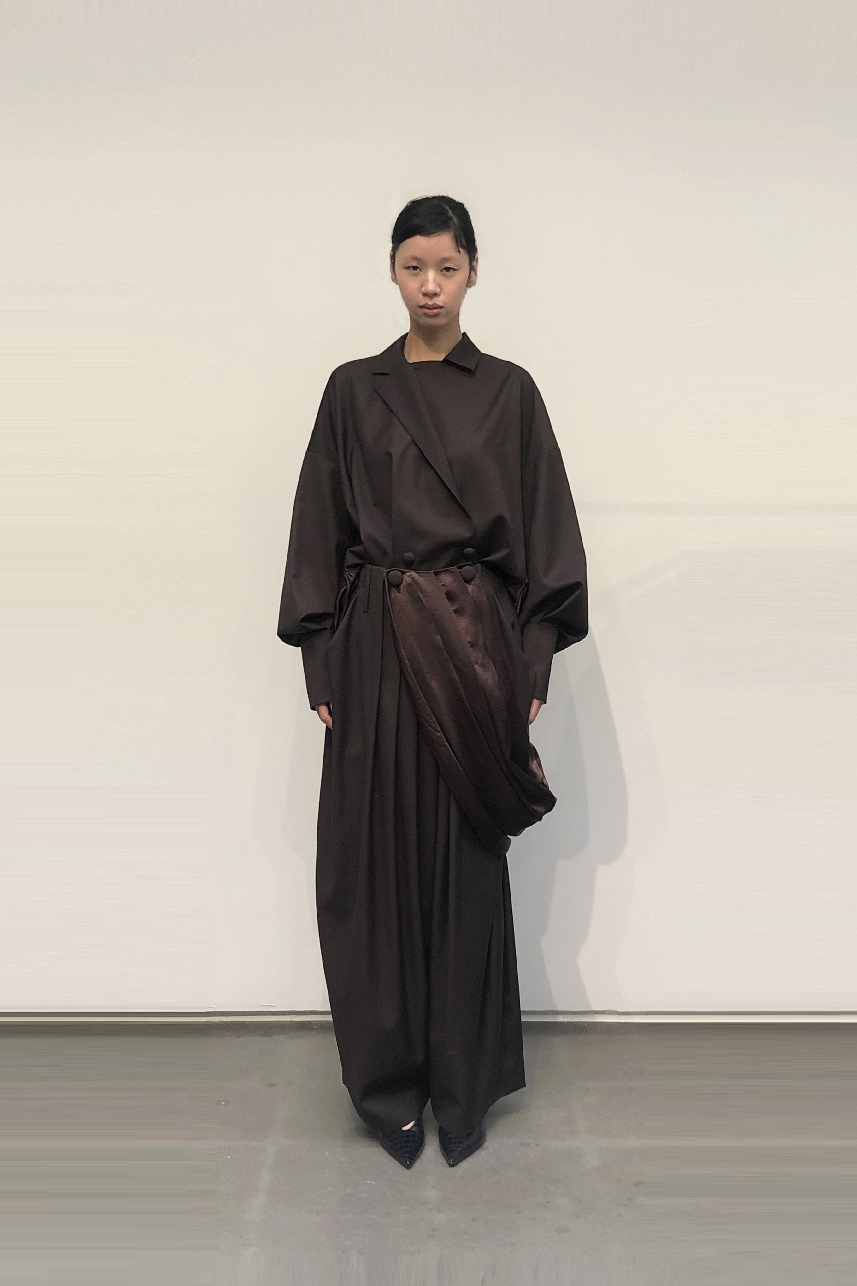 GAZE DE LIN WOOL VOLUME PANTS