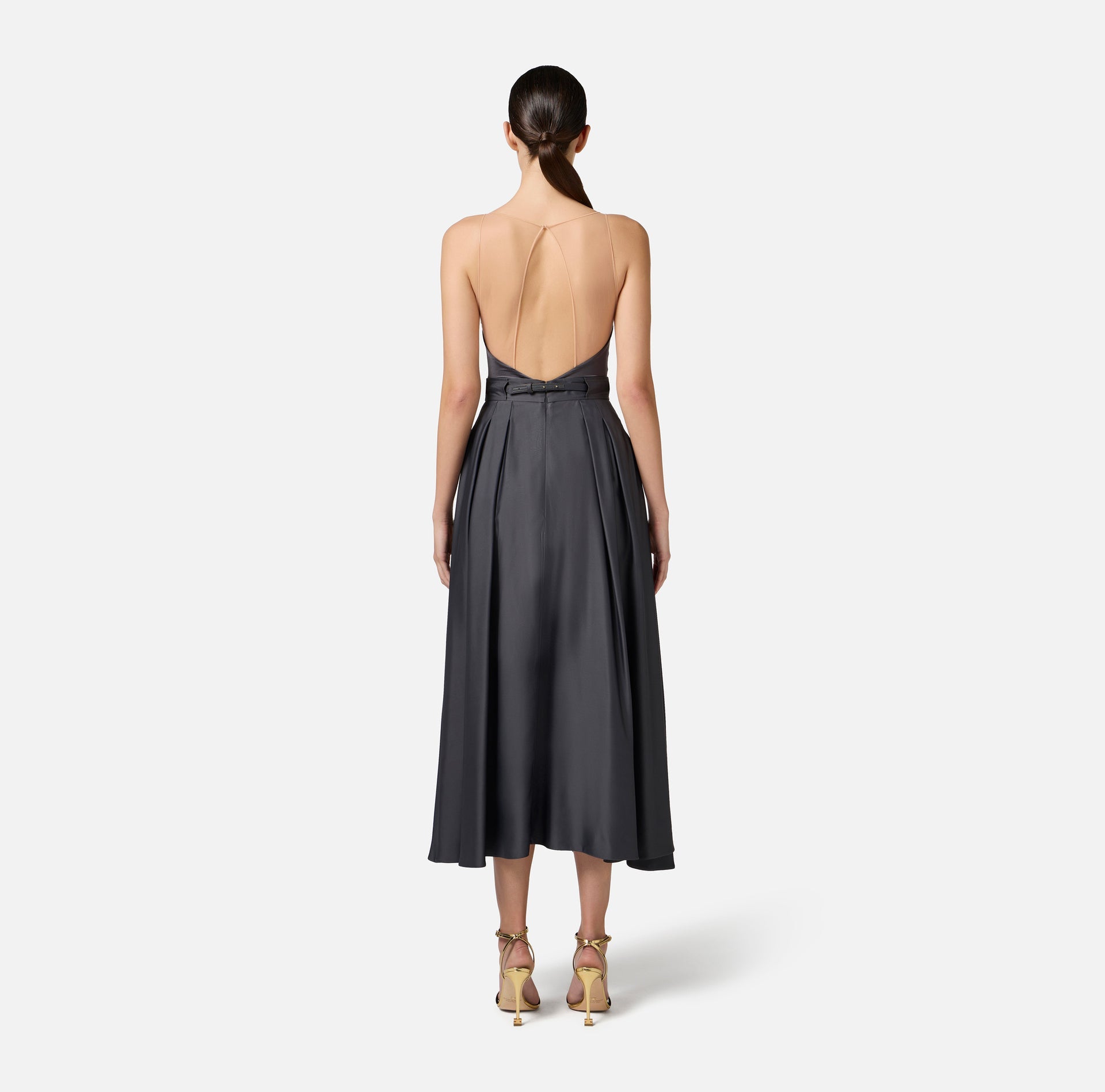 ELISABETTA FRANCHI GONNA CON CINTURA - BEYMEN