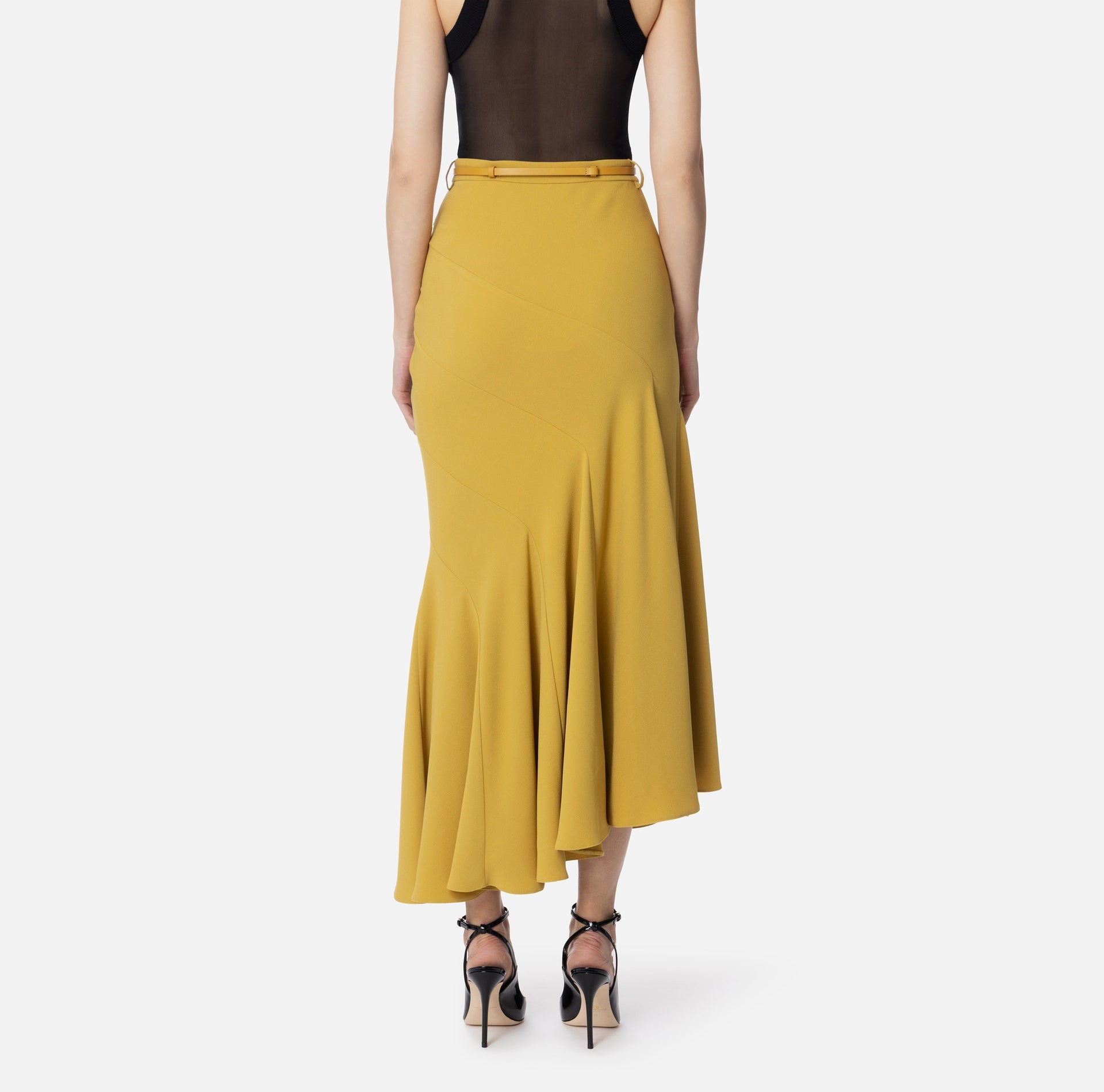 ELISABETTA FRANCHI GONNA CON CINTURA - BEYMEN