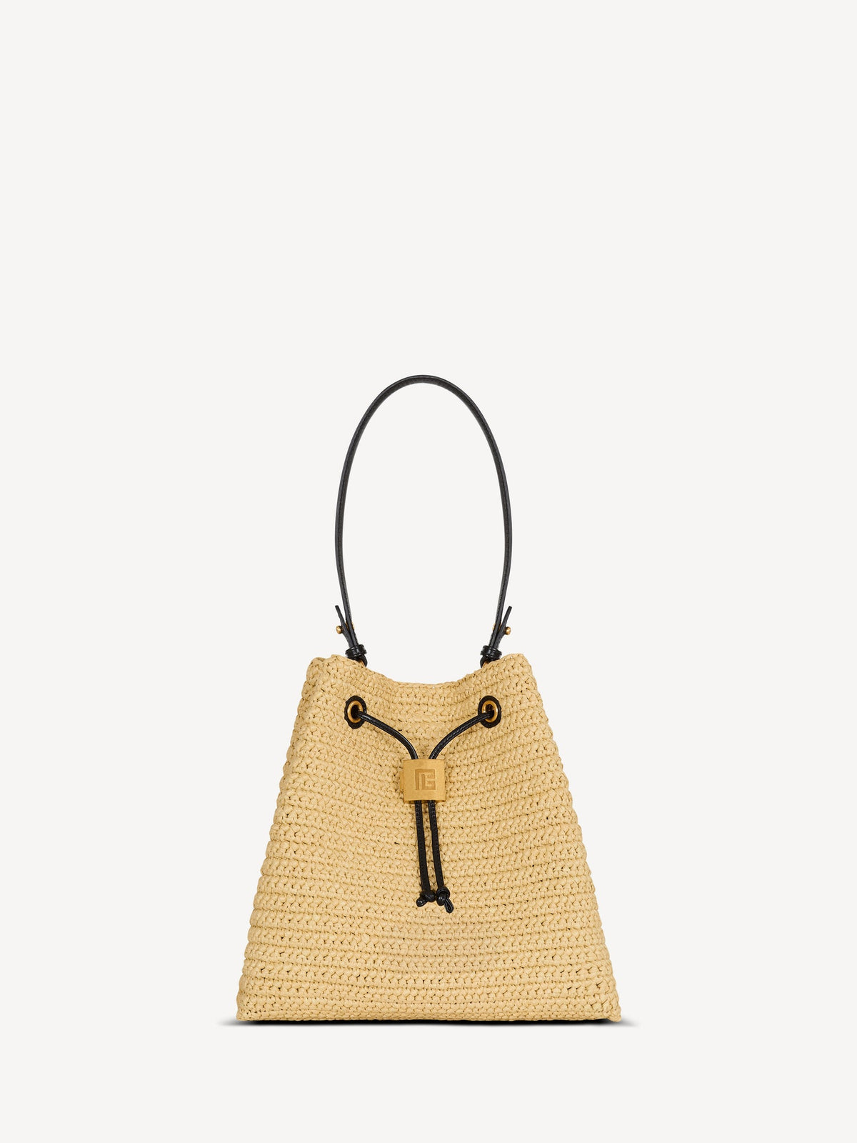 BALMAIN PULSE BACKPACK-CROCHET&CALFSKIN - BEYMEN