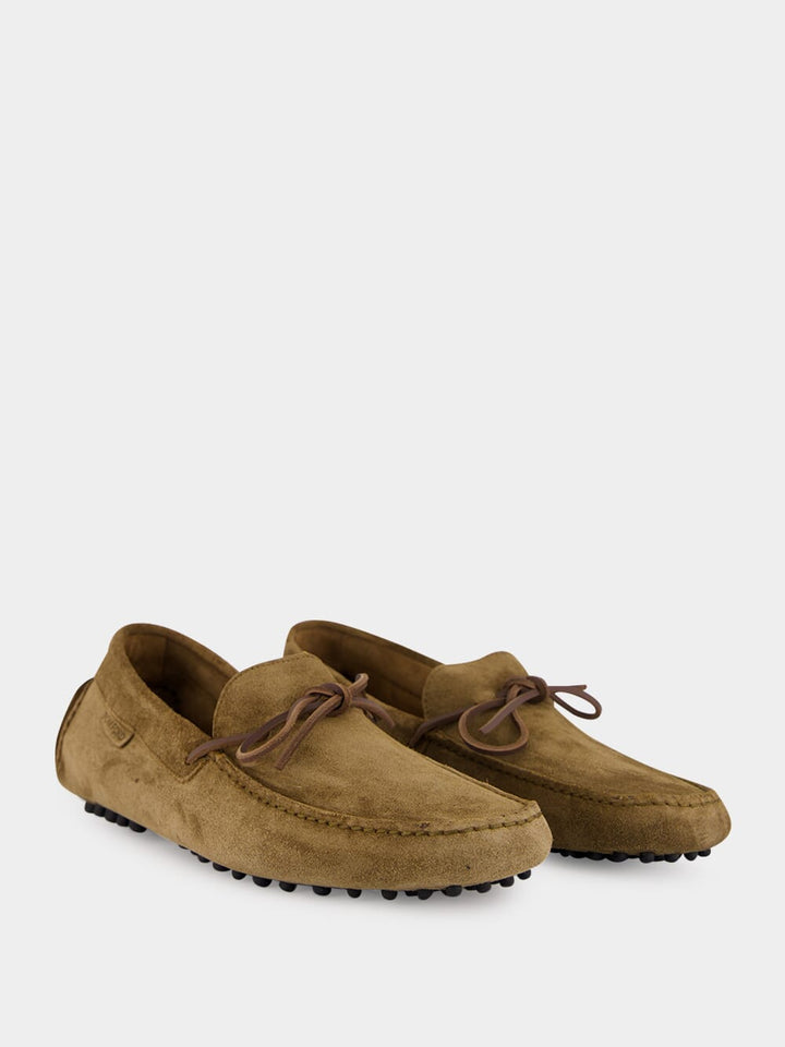 TOM FORD SUEDE INFORMAL DRIVER - BEYMEN