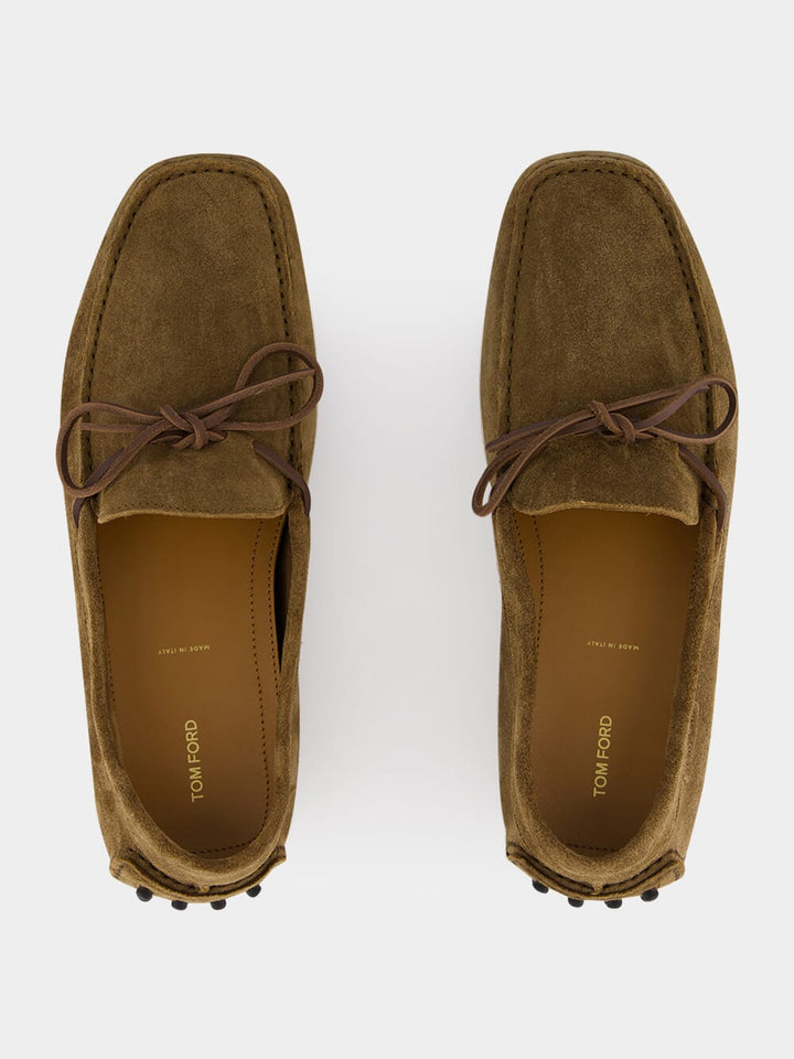 TOM FORD SUEDE INFORMAL DRIVER - BEYMEN