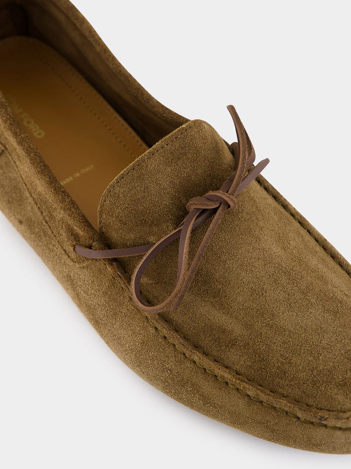 TOM FORD SUEDE INFORMAL DRIVER - BEYMEN